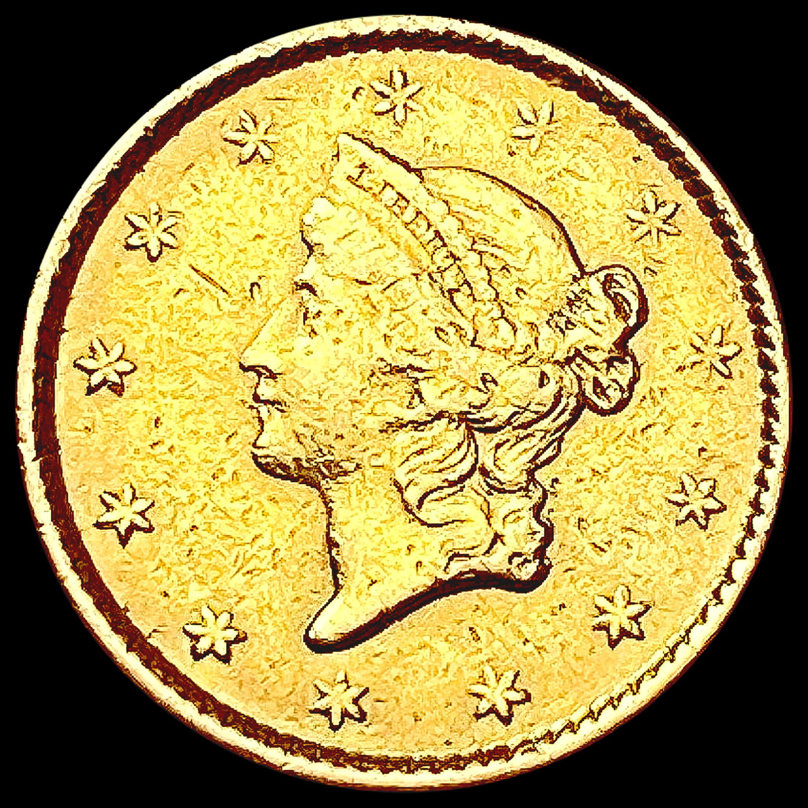 1853 Rare Gold Dollar CLOSELY UNCIRCULATED (1 of 2)