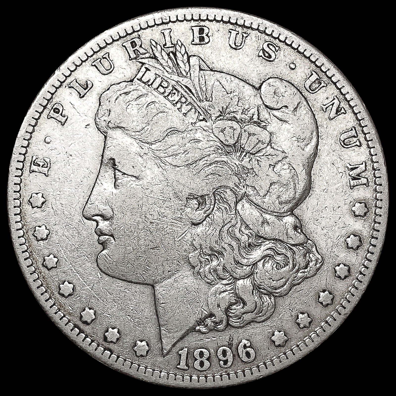 1896-S Morgan Silver Dollar LIGHTLY CIRCULATED (1 of 2)