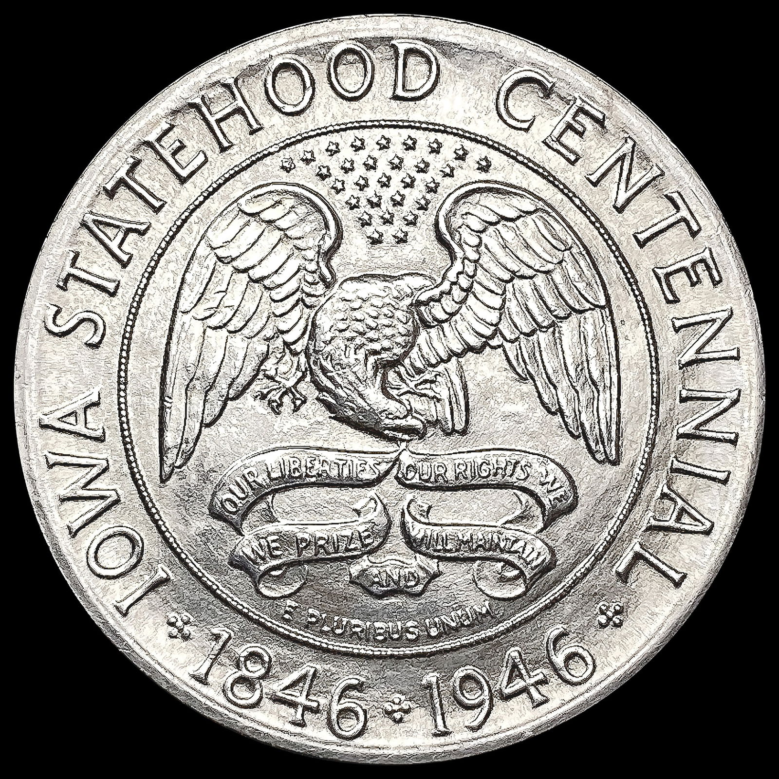 1946 Iowa Half Dollar GEM BU (1 of 2)