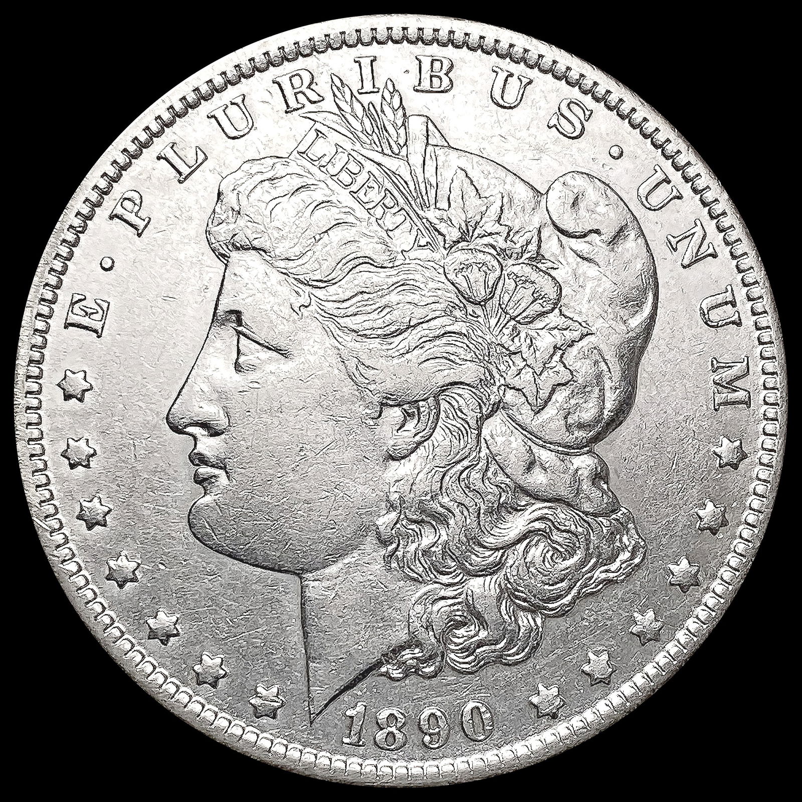 1890-O Morgan Silver Dollar CLOSELY UNCIRCULATED (1 of 2)