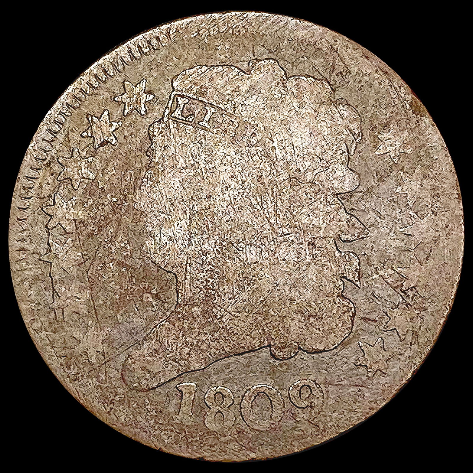 1809 Classic Head Half Cent NICELY CIRCULATED (1 of 2)