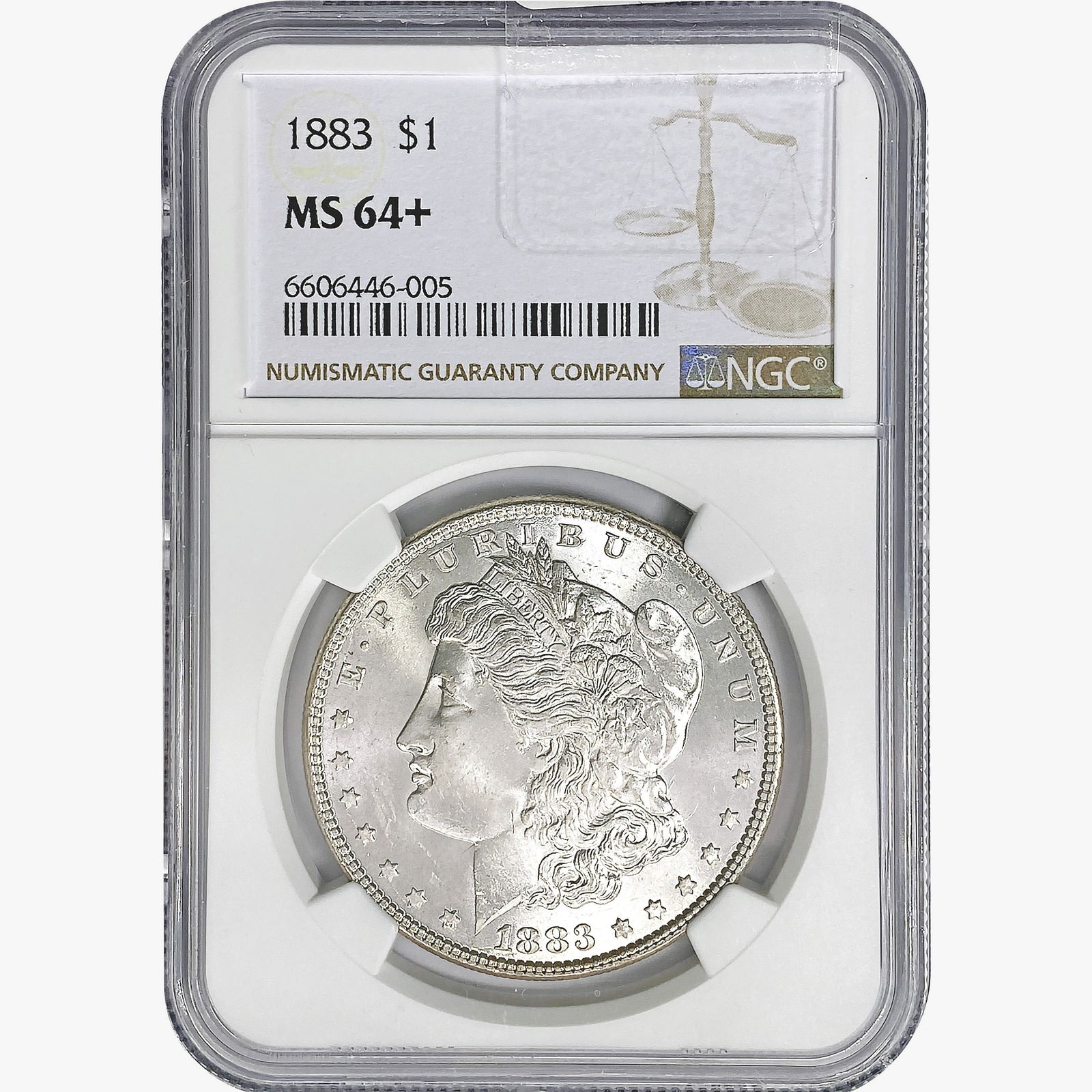 1883 Morgan Silver Dollar NGC MS64+ (1 of 2)