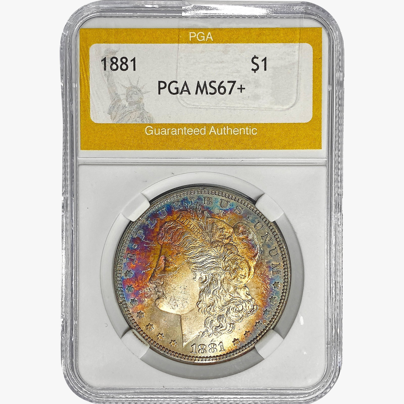1881 Morgan Silver Dollar PGA MS67+ (1 of 2)