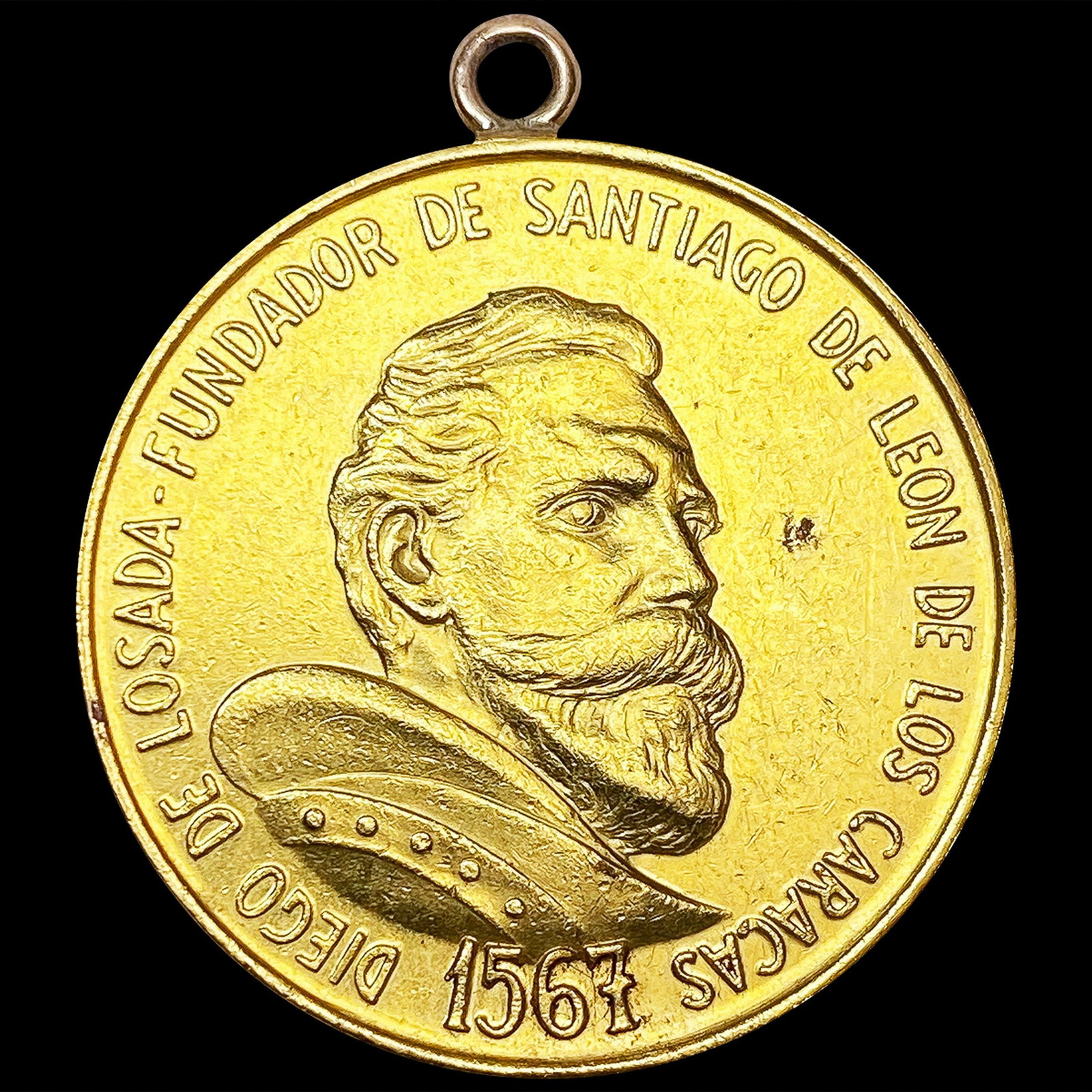 1967 Venezuela Caracas 400th Anniv .5 oz Gold CLOS: 1967 Venezuela Caracas 400th Anniv .5 oz Gold CLOS