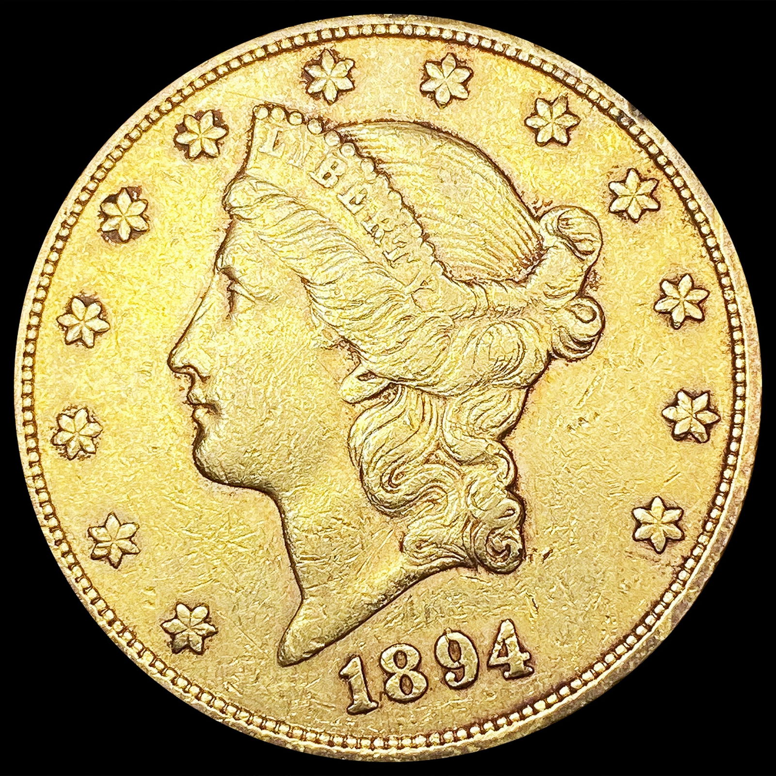 1894 $20 Gold Double Eagle CLOSELY UNCIRCULATED (1 of 2)