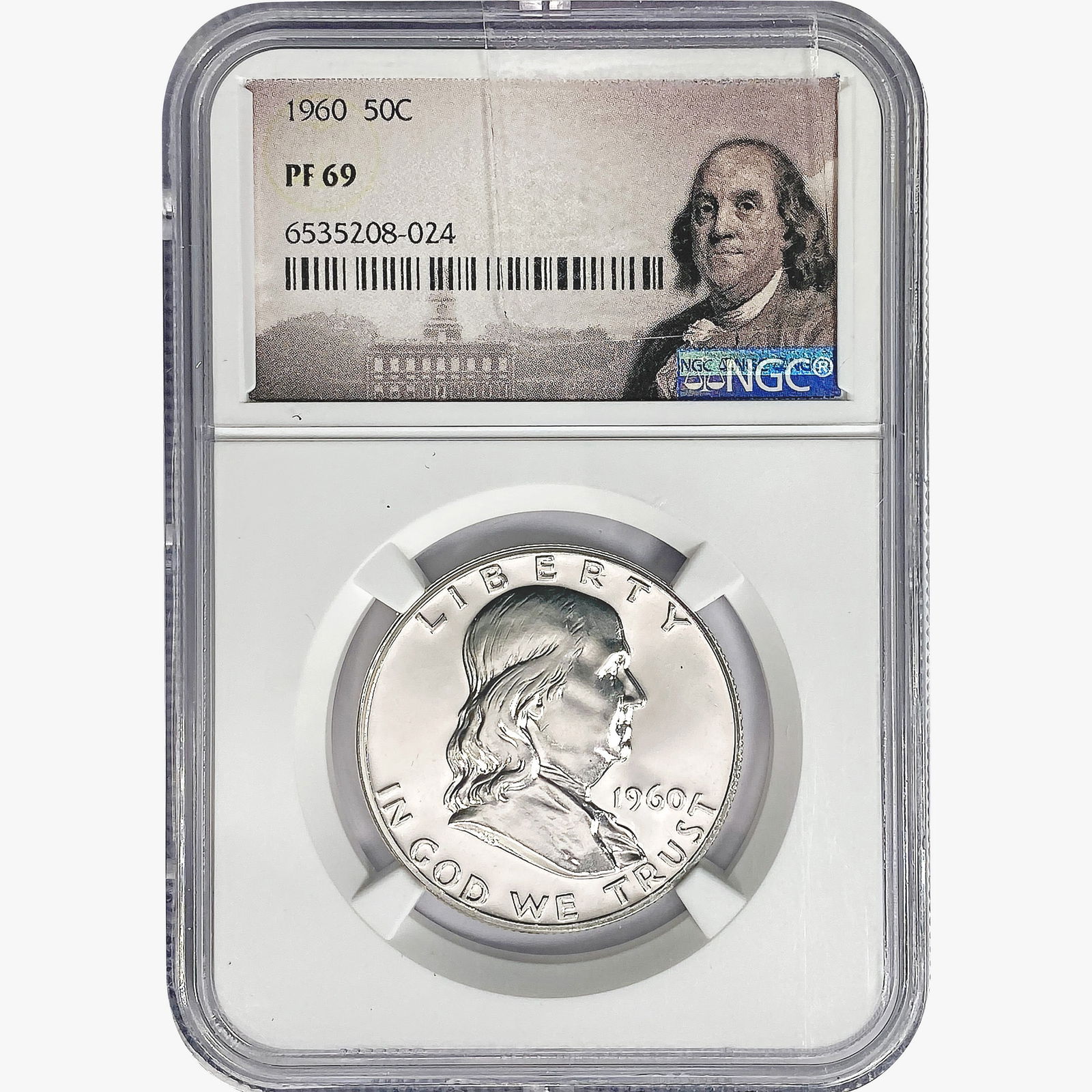 1960 Franklin Half Dollar NGC PF69 (1 of 2)