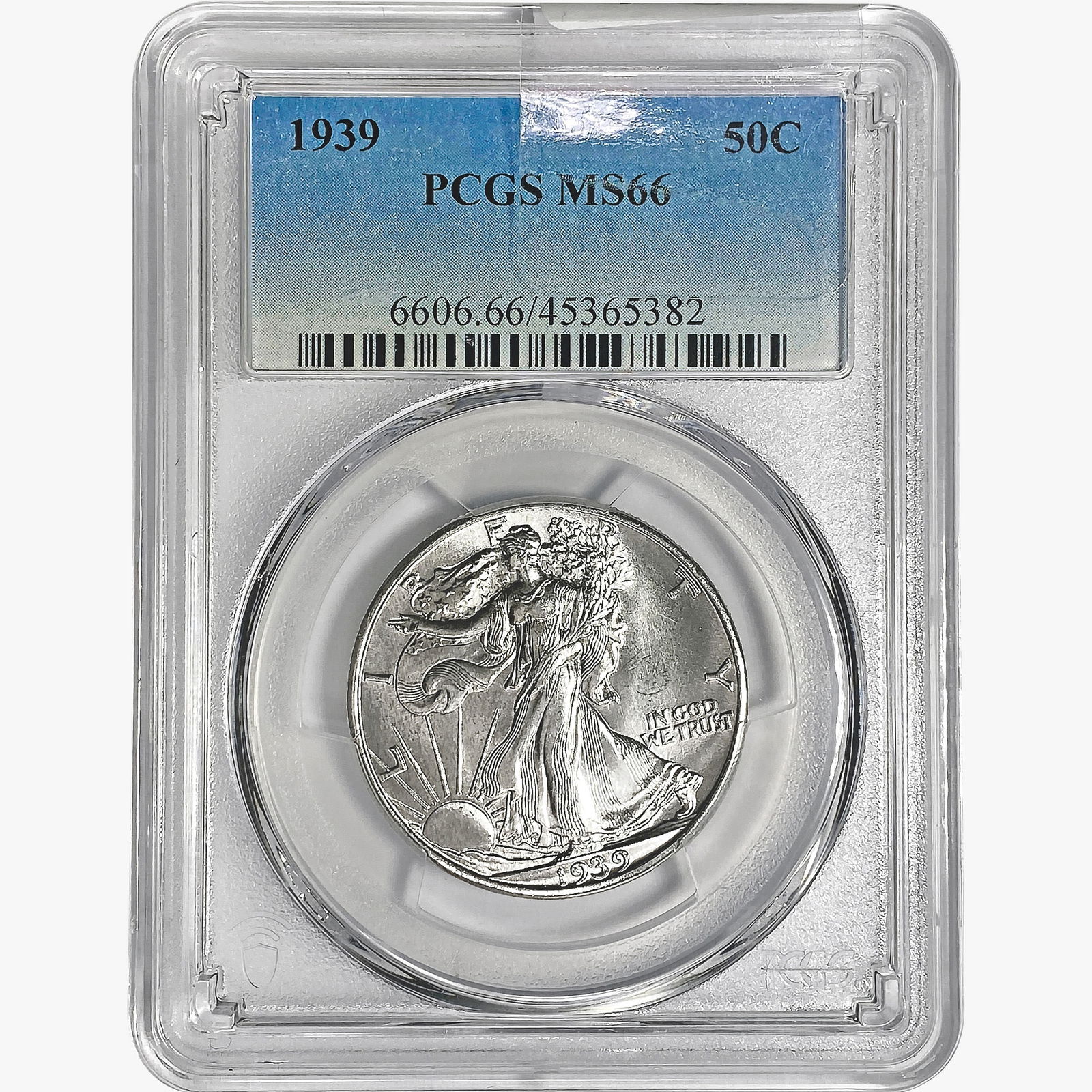 1939 Walking Liberty Half Dollar PCGS MS66 (1 of 2)