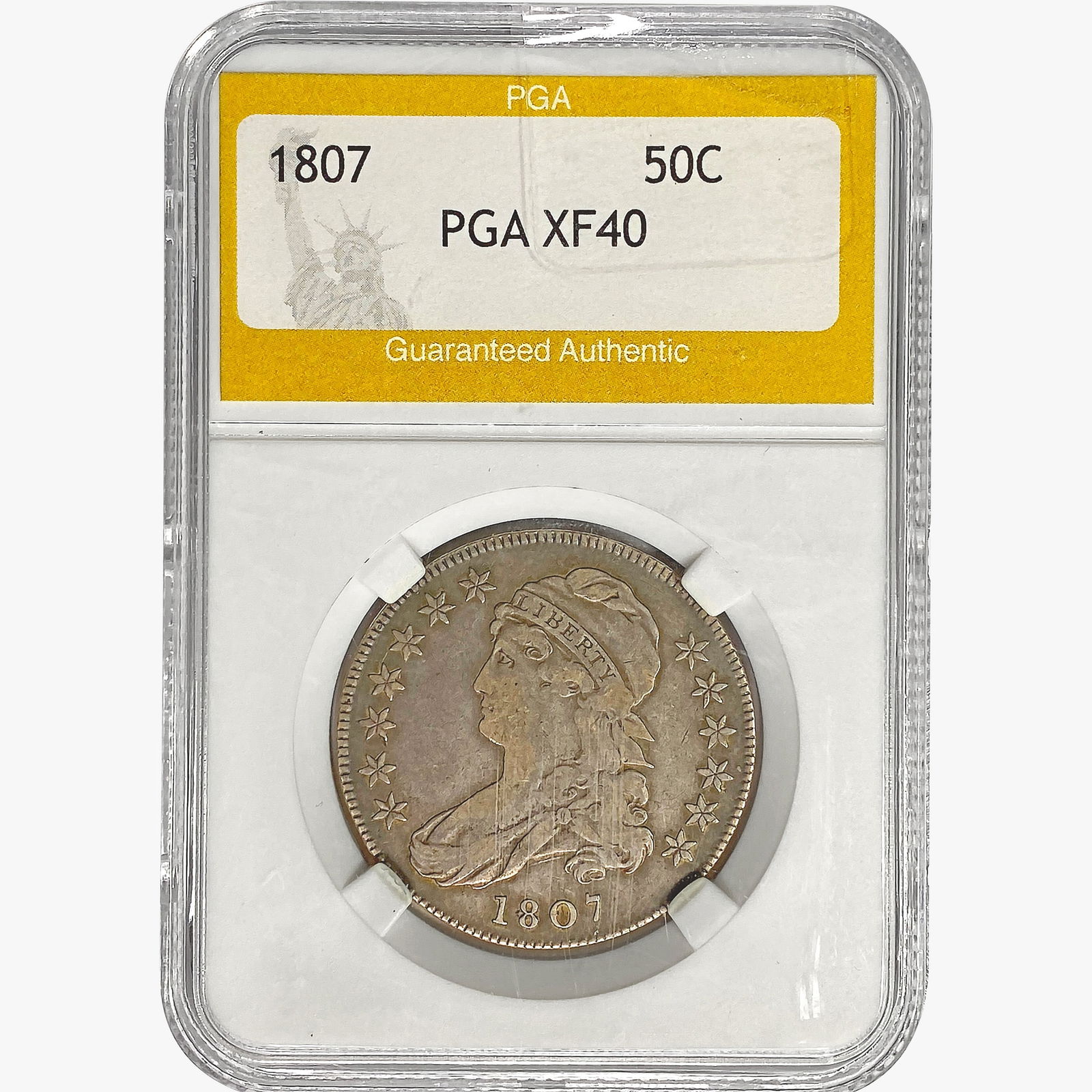 1807 Capped Bust Half Dollar PGA XF40 (1 of 2)