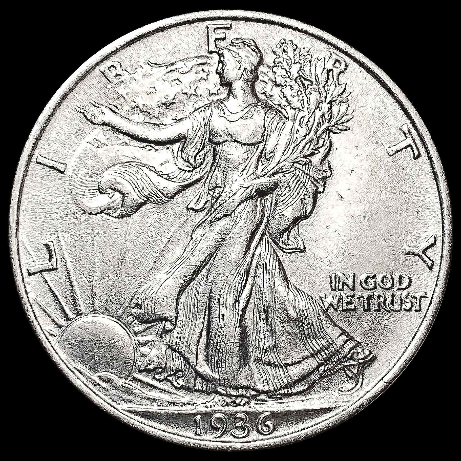 1936 Walking Liberty Half Dollar UNCIRCULATED (1 of 2)