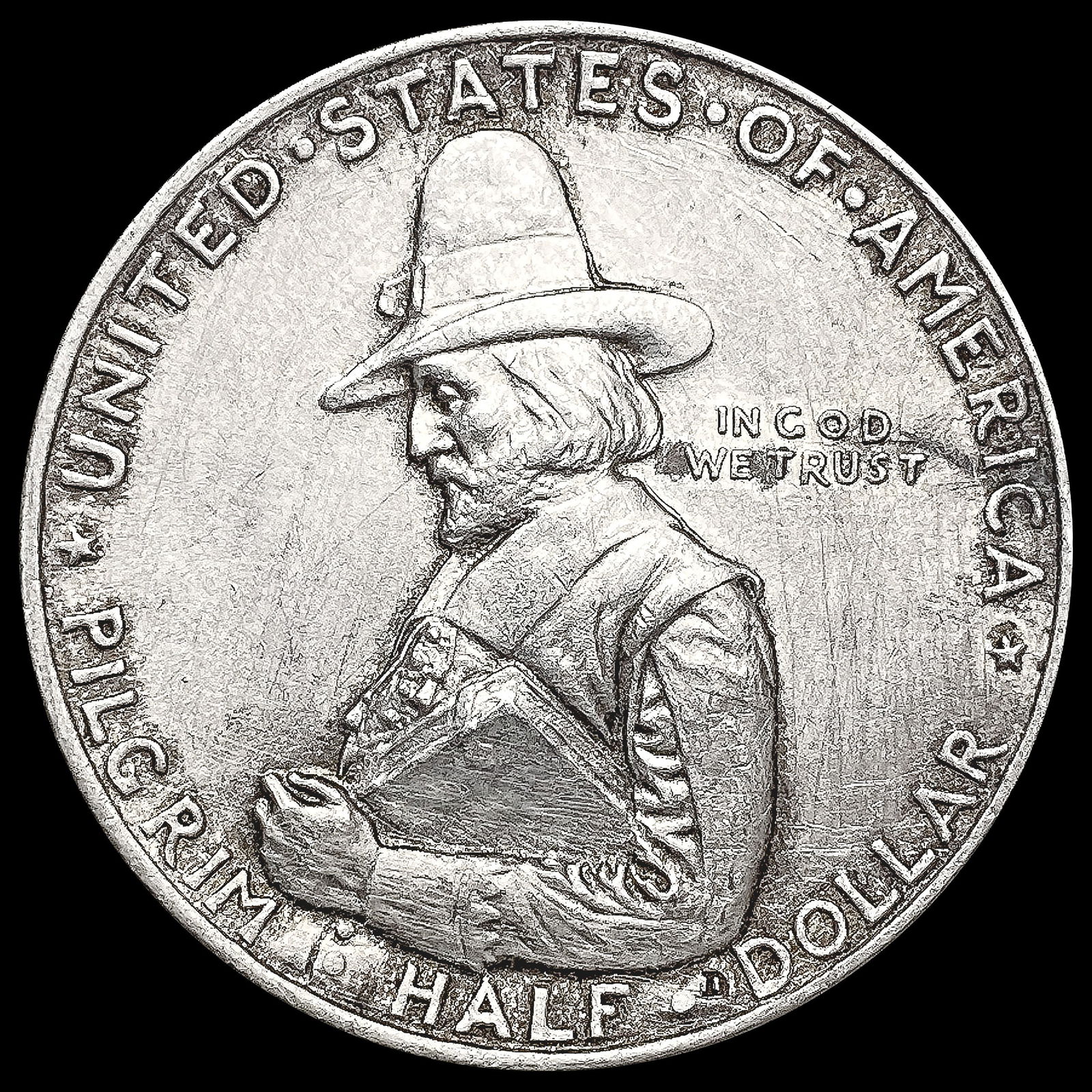 1920 Pilgrim Half Dollar HIGH GRADE (1 of 2)