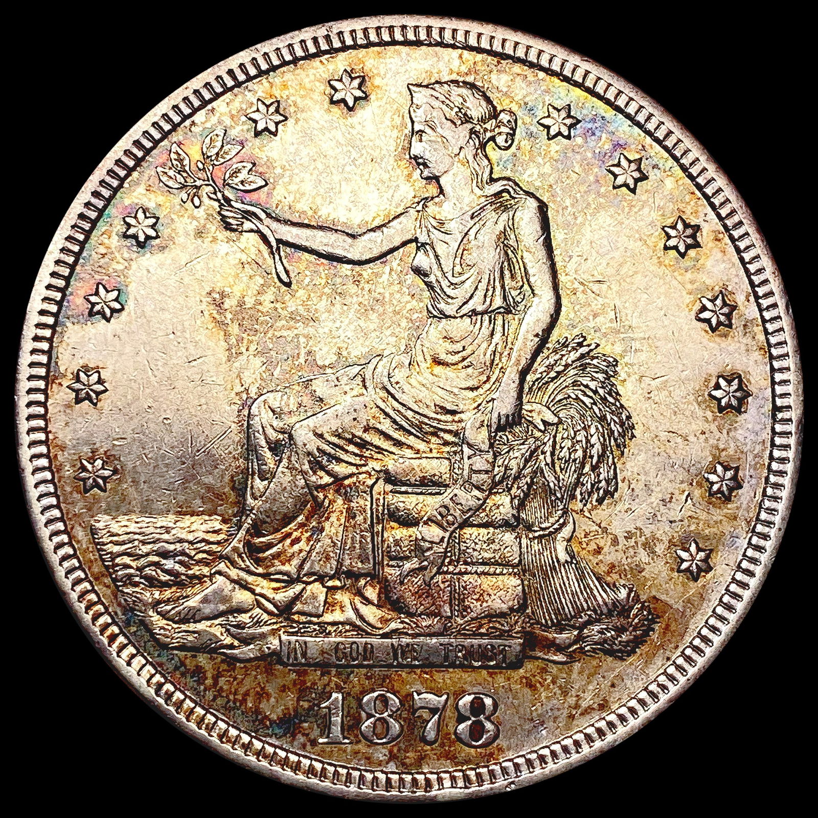 1878-S Silver Trade Dollar CLOSELY UNCIRCULATED (1 of 2)