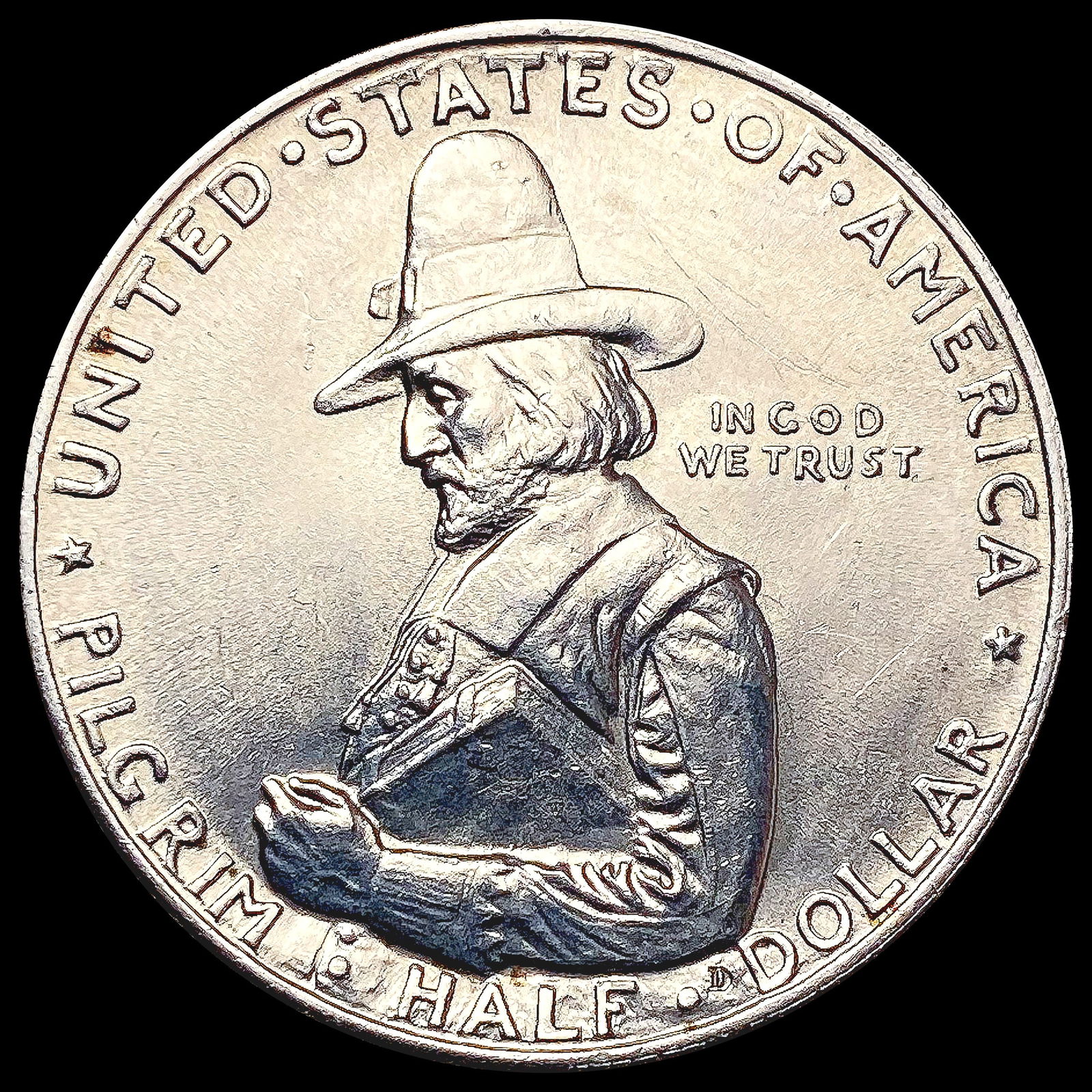 1920 Pilgrim Half Dollar UNCIRCULATED (1 of 2)