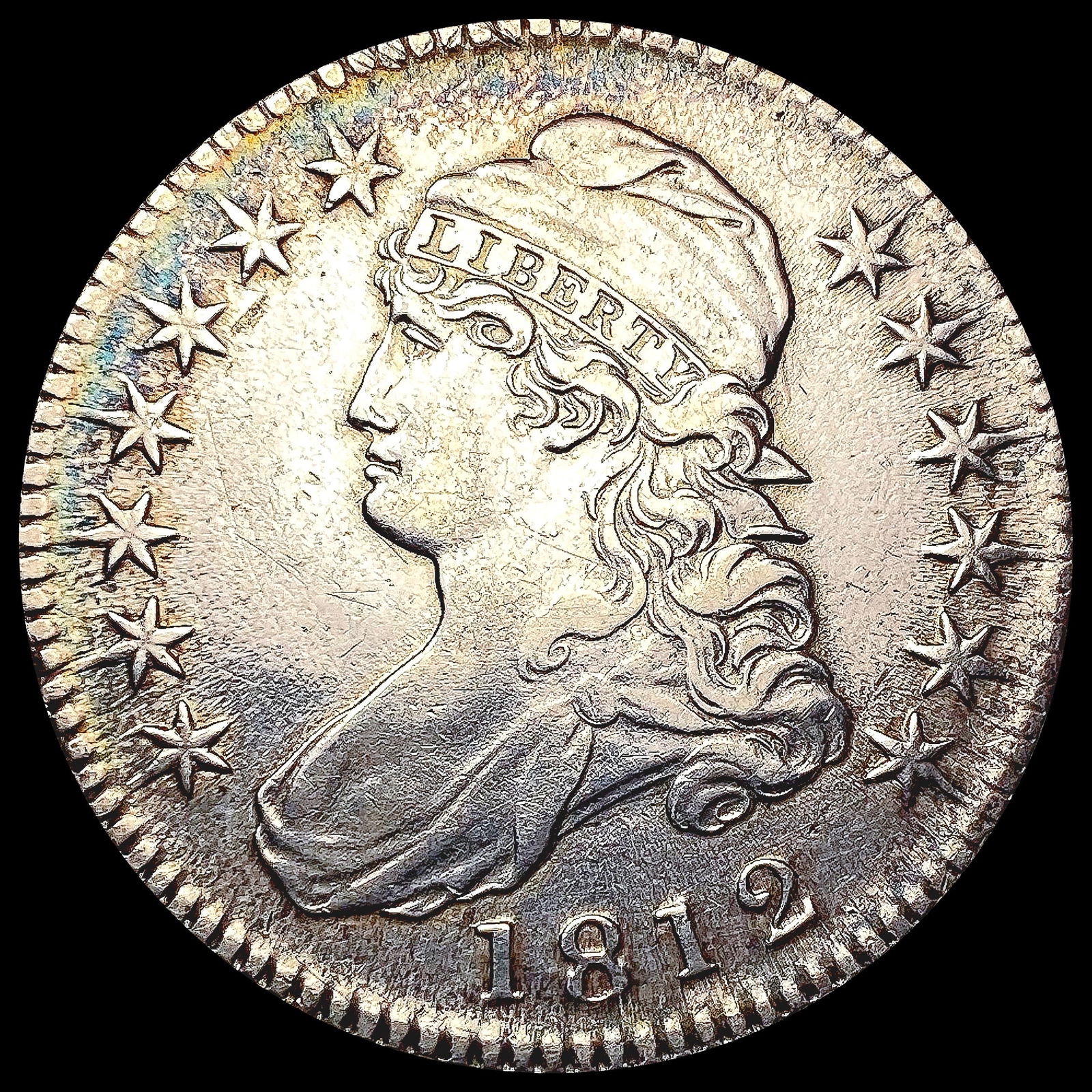 1812 Capped Bust Half Dollar CLOSELY UNCIRCULATED (1 of 2)