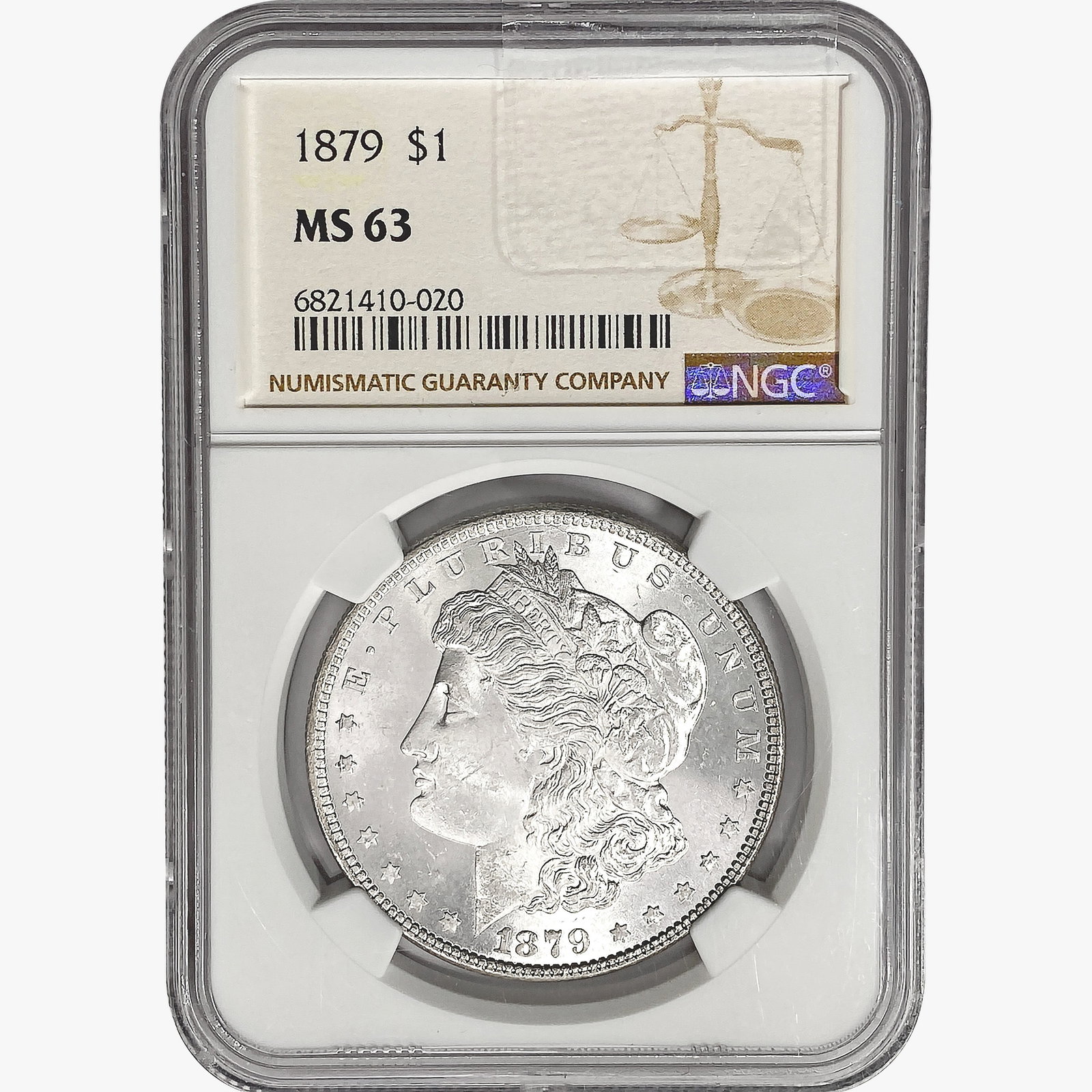 1879 Morgan Silver Dollar NGC MS63 (1 of 2)