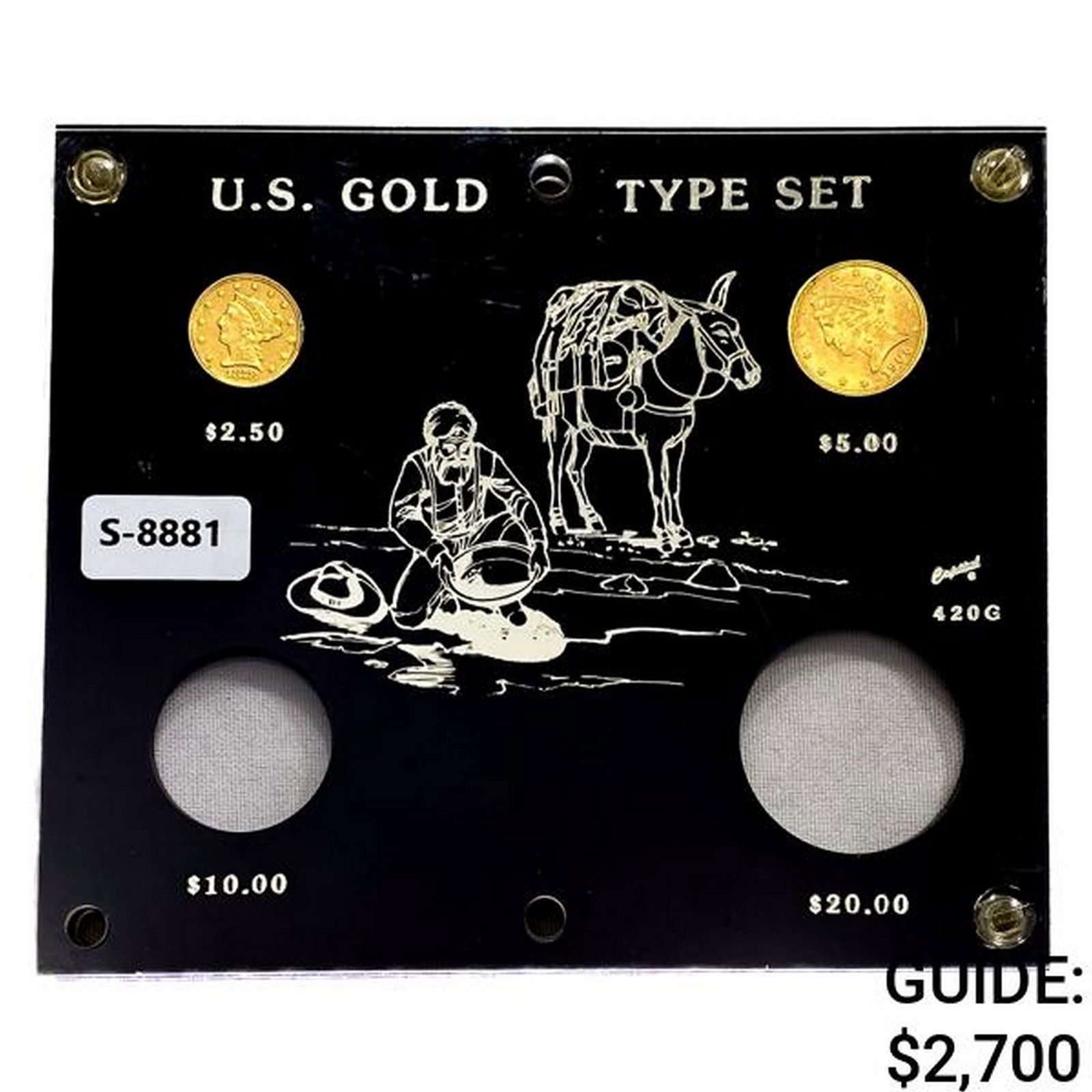 1878-1906 US $2.5 and $5 Gold Coins [2 Coins] (1 of 2)