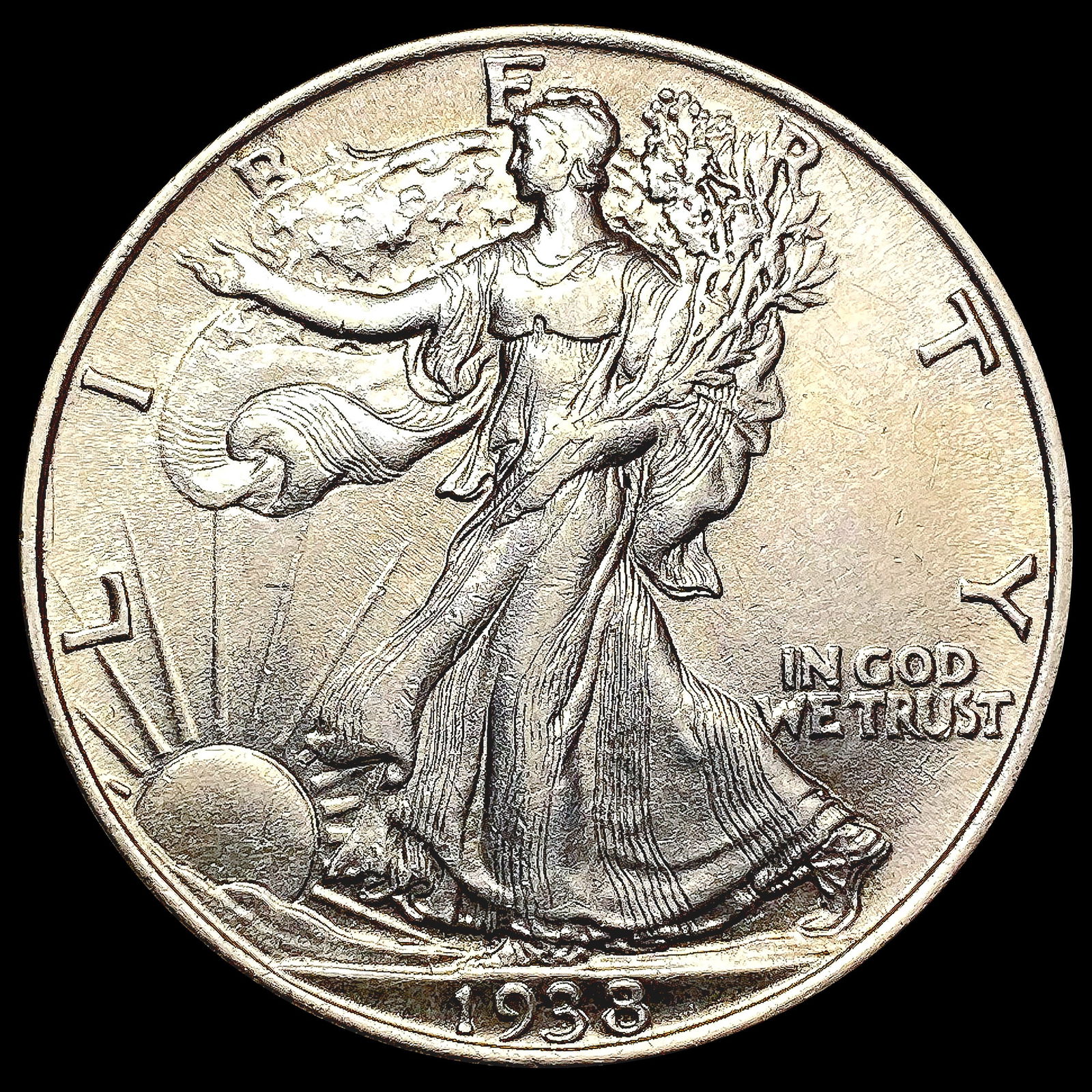 1938 Walking Liberty Half Dollar UNCIRCULATED (1 of 2)