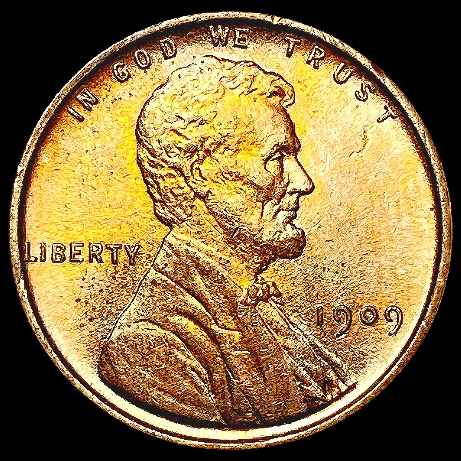 1909 RB Wheat Cent CHOICE BU (1 of 2)