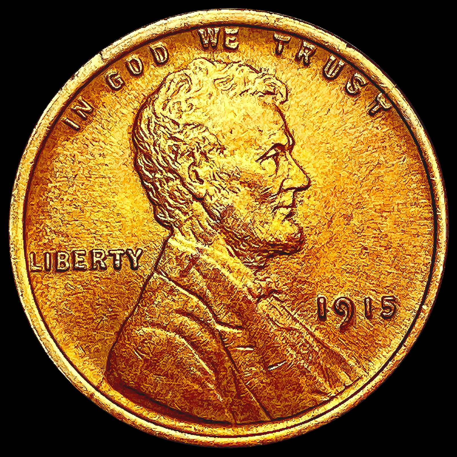 1915 RED Wheat Cent CHOICE BU (1 of 2)