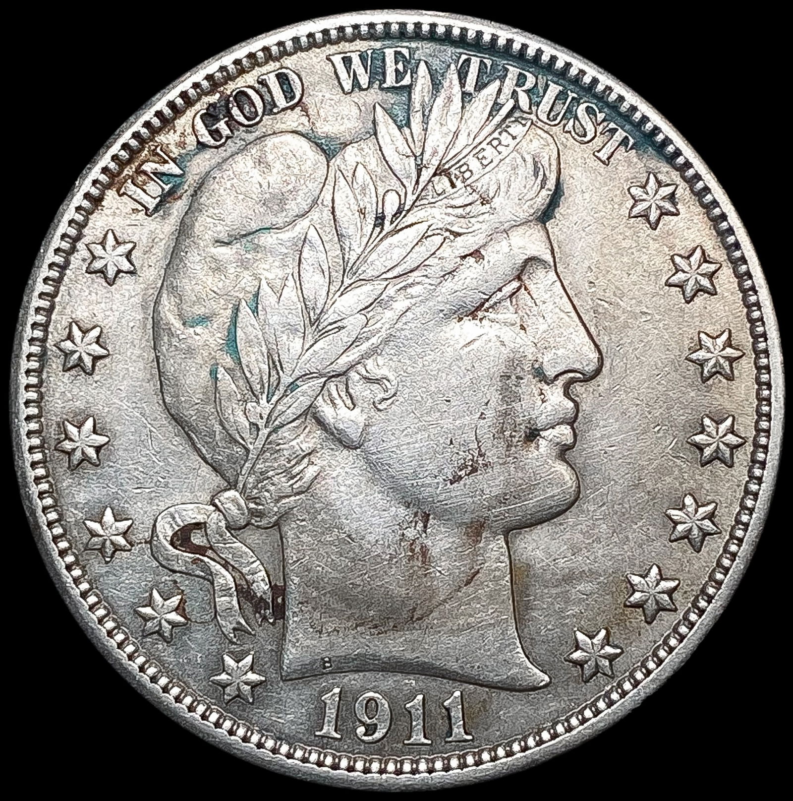 1911 Barber Half Dollar CLOSELY UNCIRCULATED (1 of 2)