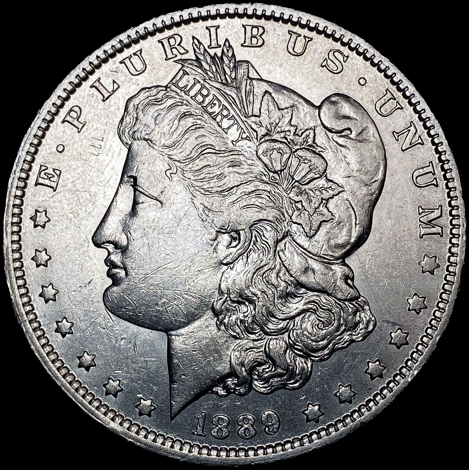 1889-O Morgan Silver Dollar NEARLY UNCIRCULATED (1 of 2)