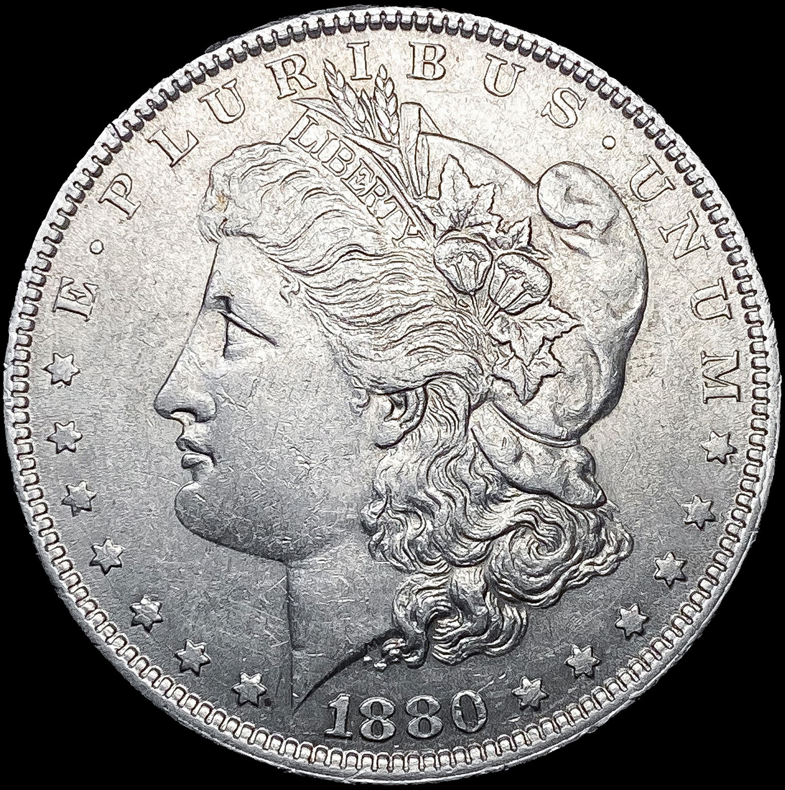 1880-O Morgan Silver Dollar CLOSELY UNCIRCULATED (1 of 2)