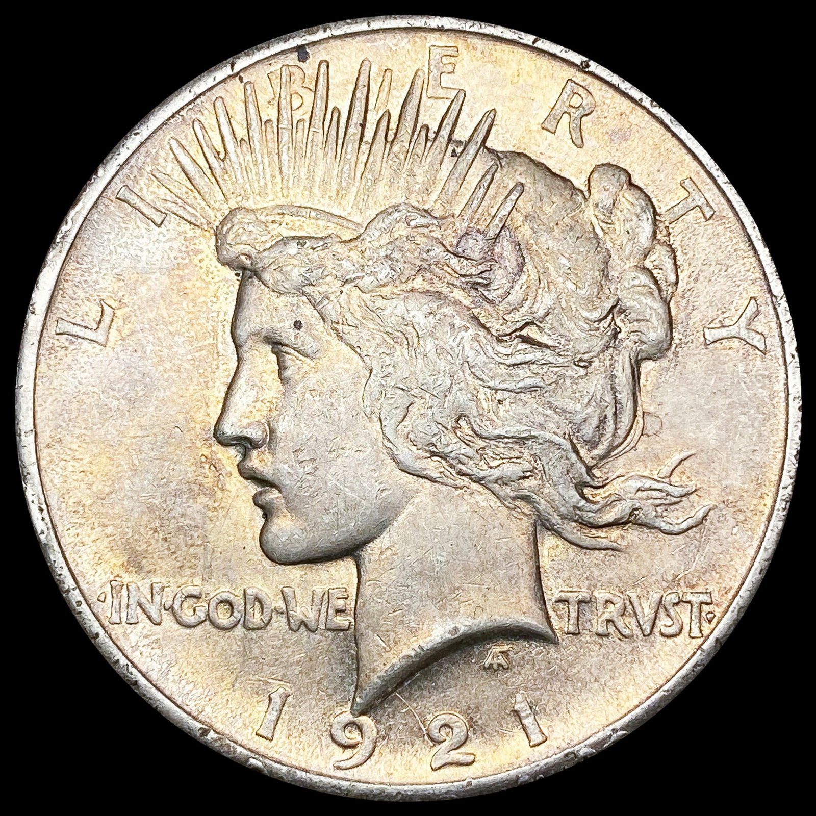 1921 Silver Peace Dollar NEARLY UNCIRCULATED (1 of 2)
