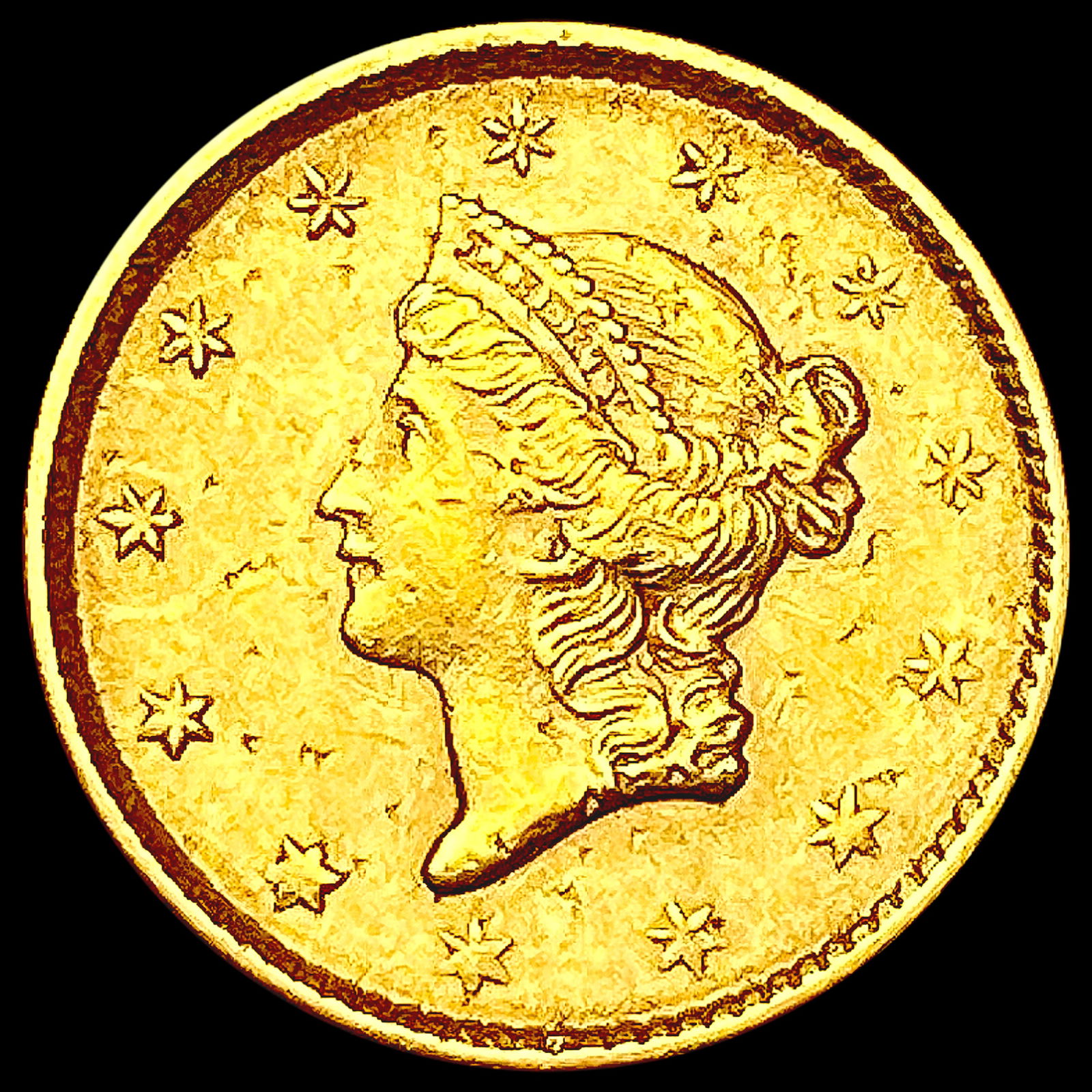 1851 Rare Gold Dollar CLOSELY UNCIRCULATED (1 of 2)