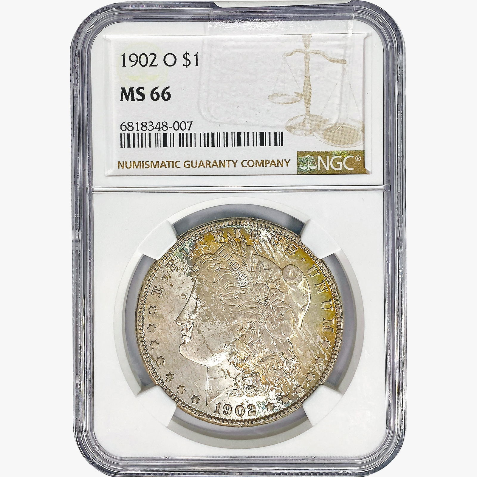 1902-O Morgan Silver Dollar NGC MS66 (1 of 2)