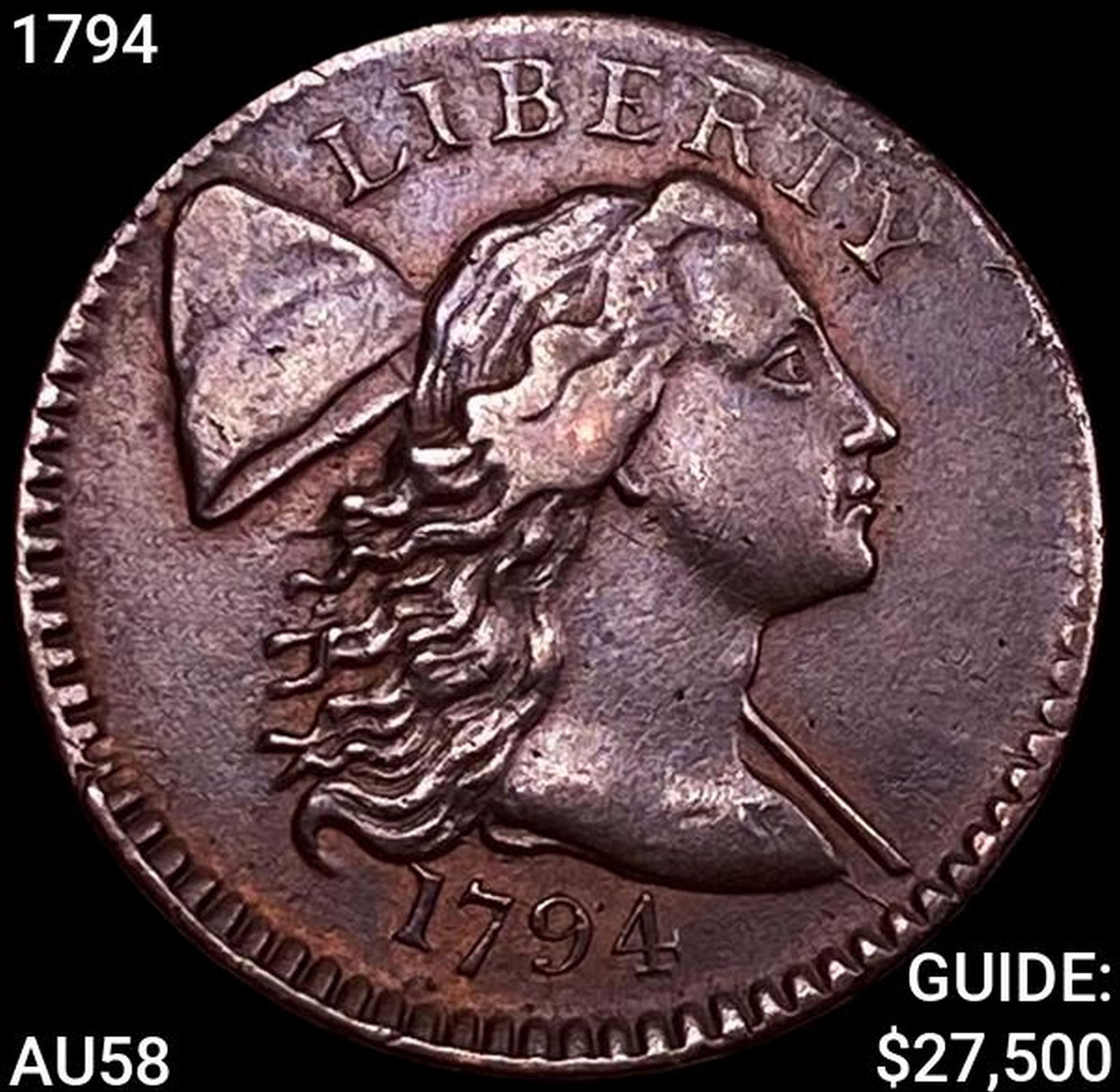 1794 Liberty Cap Cent CHOICE AU (1 of 2)
