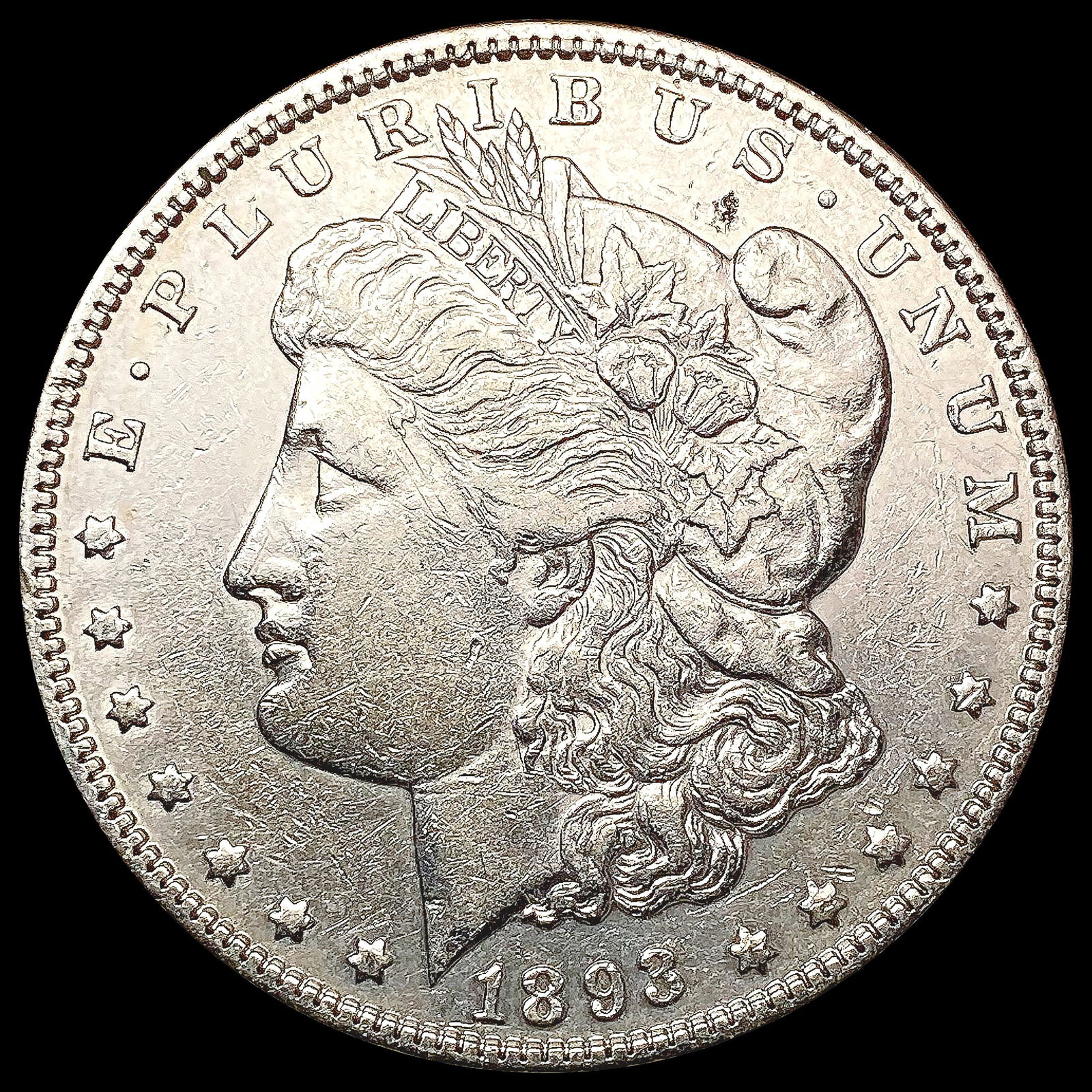 1893 Morgan Silver Dollar CHOICE AU (1 of 2)