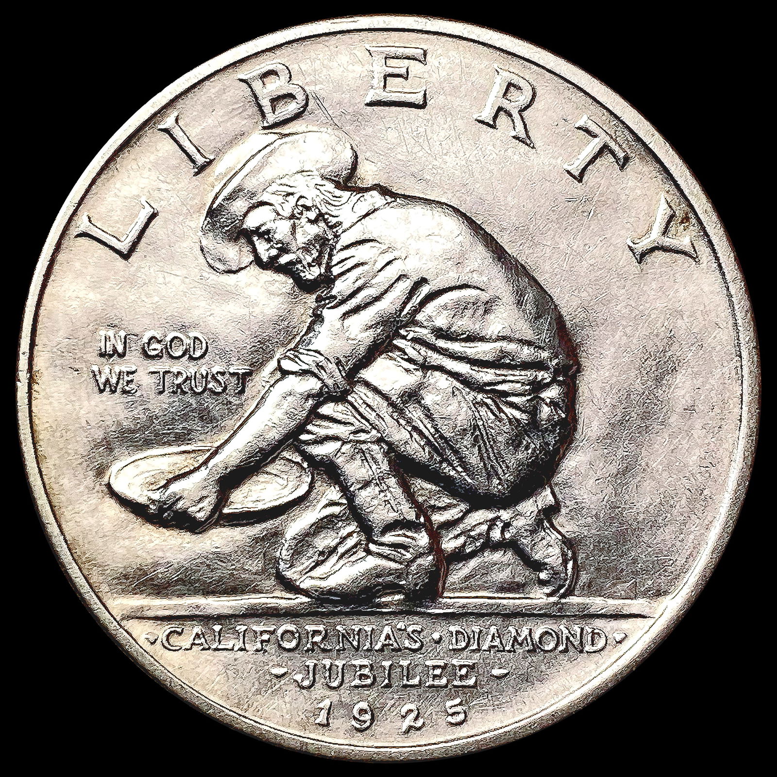 1925-S Jubilee Half Dollar CLOSELY UNCIRCULATED (1 of 2)