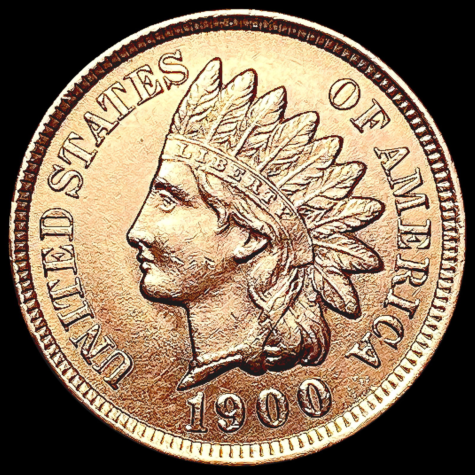 1900 Indian Head Cent UNCIRCULATED (1 of 2)
