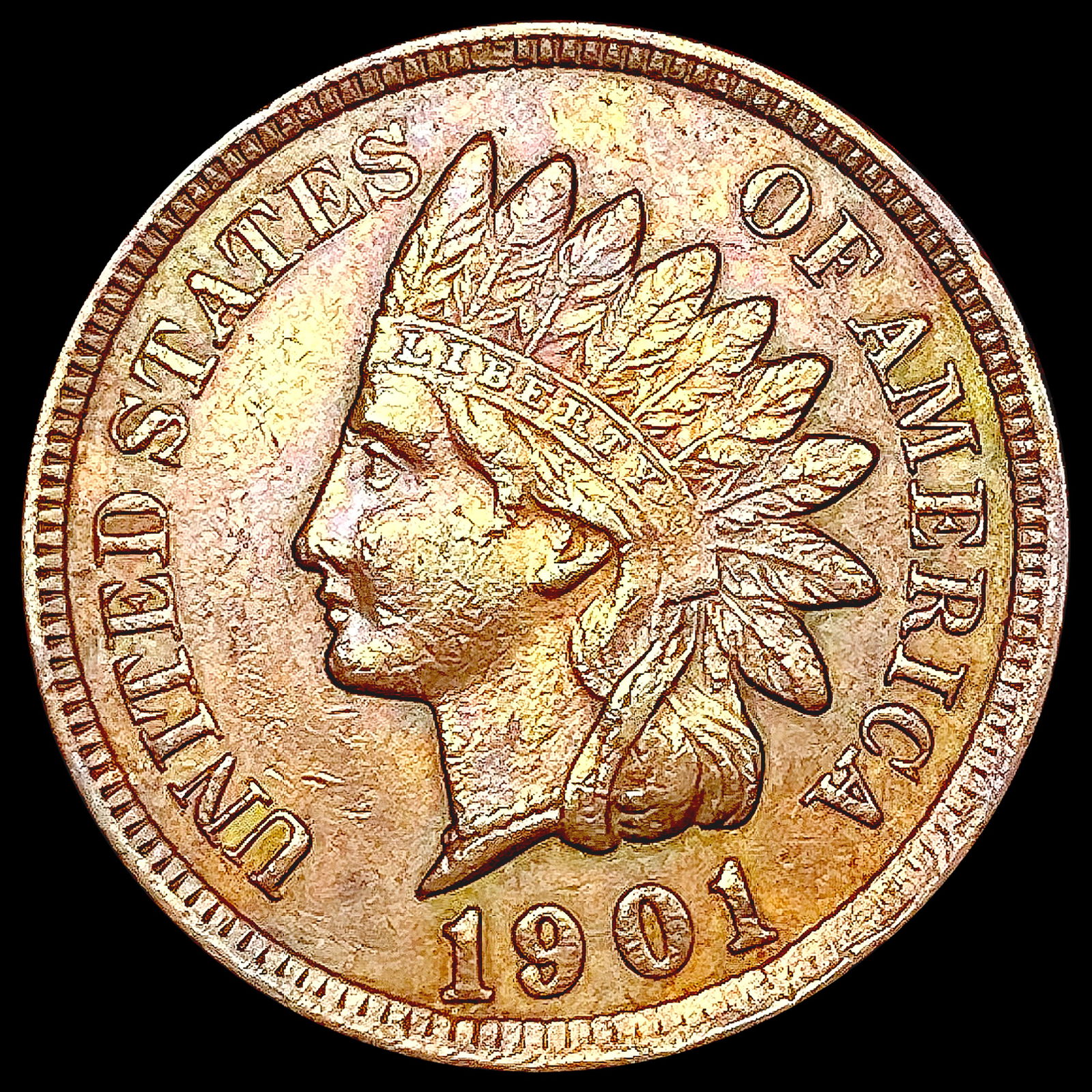 1901 Indian Head Cent CLOSELY UNCIRCULATED (1 of 2)