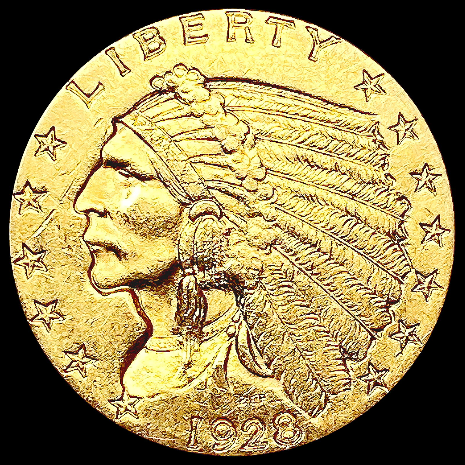 1928 $2.50 Gold Quarter Eagle UNCIRCULATED (1 of 2)