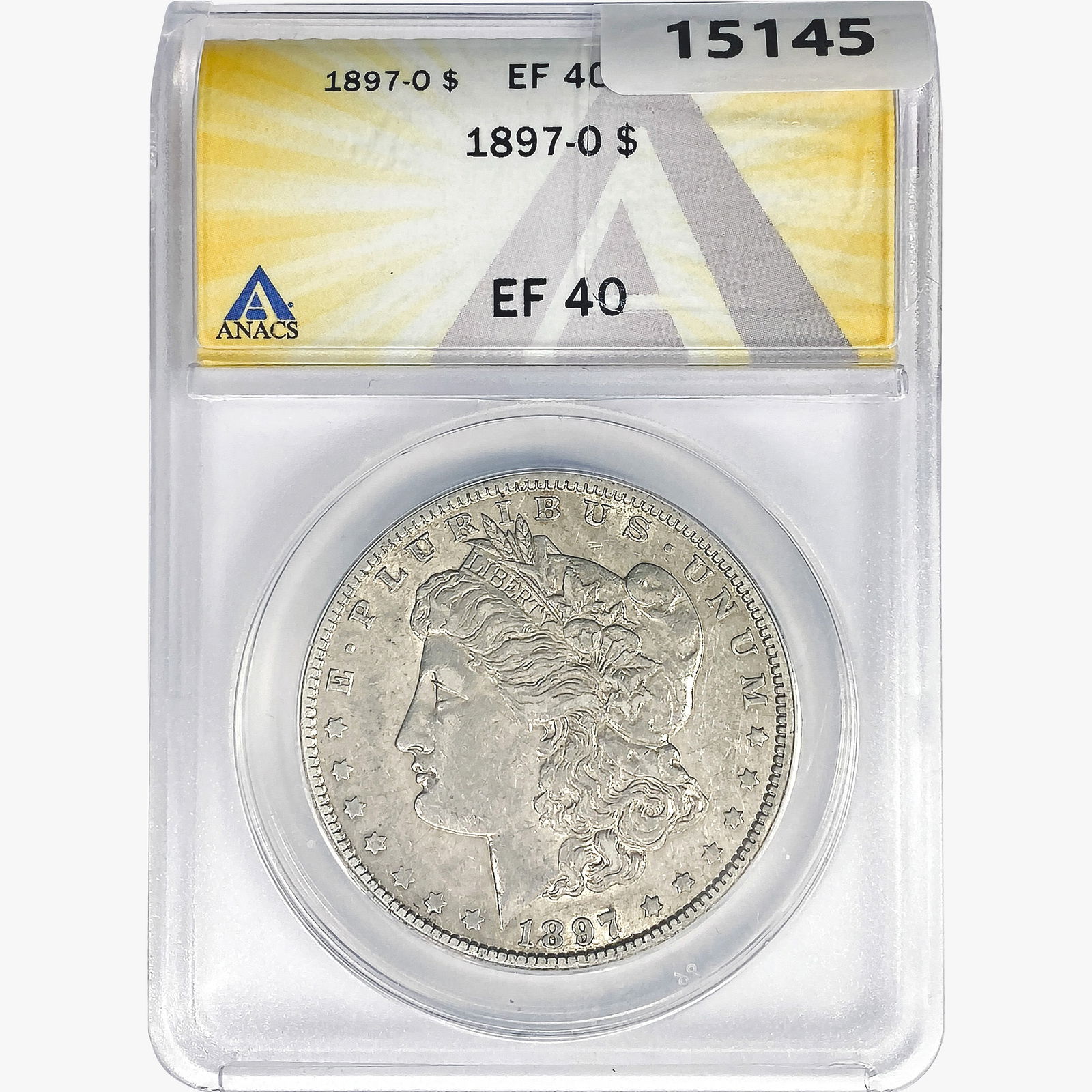 1897-O Morgan Silver Dollar ANACS EF40 (1 of 2)