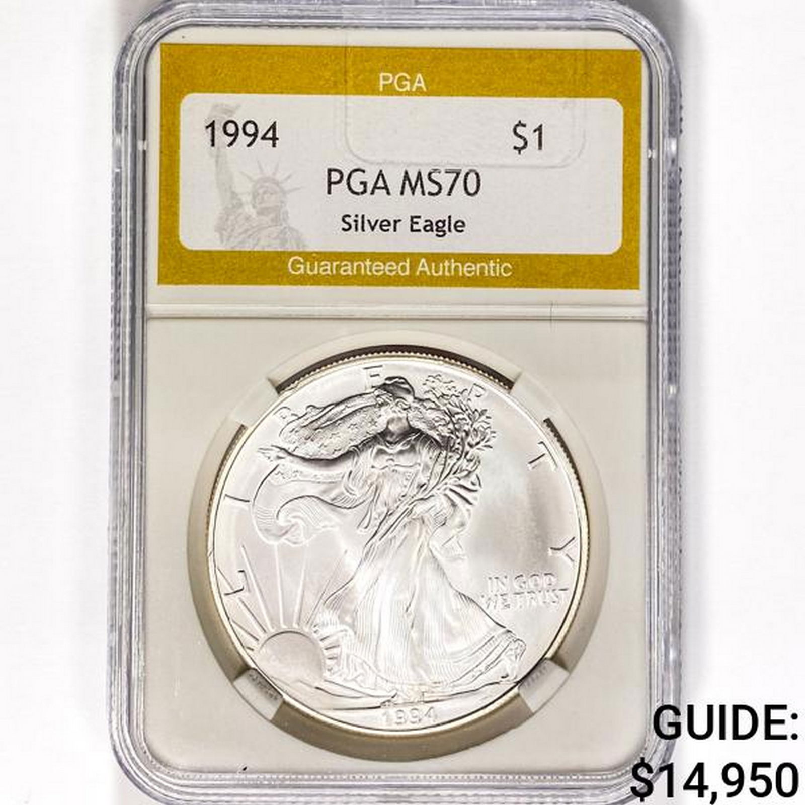 1994 American Silver Eagle PGA MS70 (1 of 2)