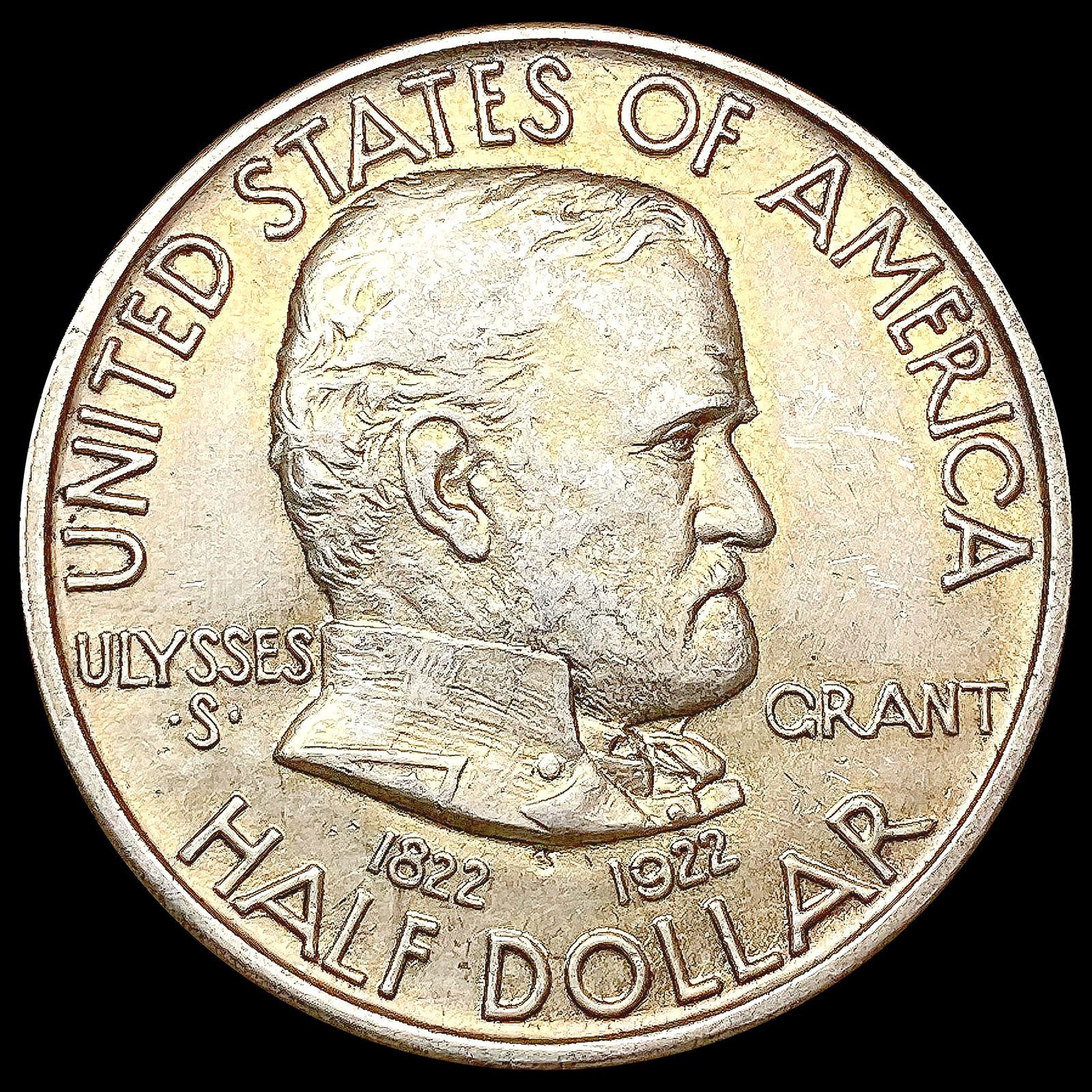 1922 Grant Half Dollar CLOSELY UNCIRCULATED (1 of 2)