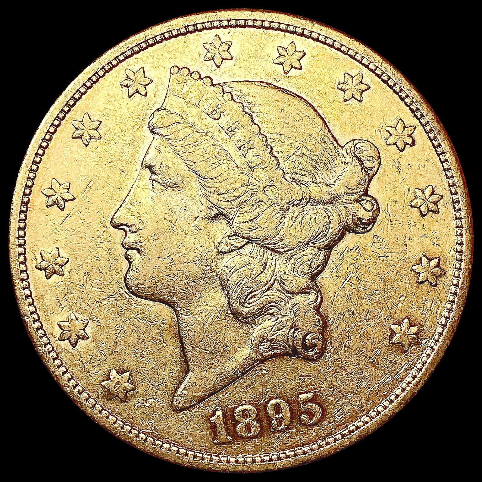 1895-S $20 Gold Double Eagle CLOSELY UNCIRCULATED (1 of 2)