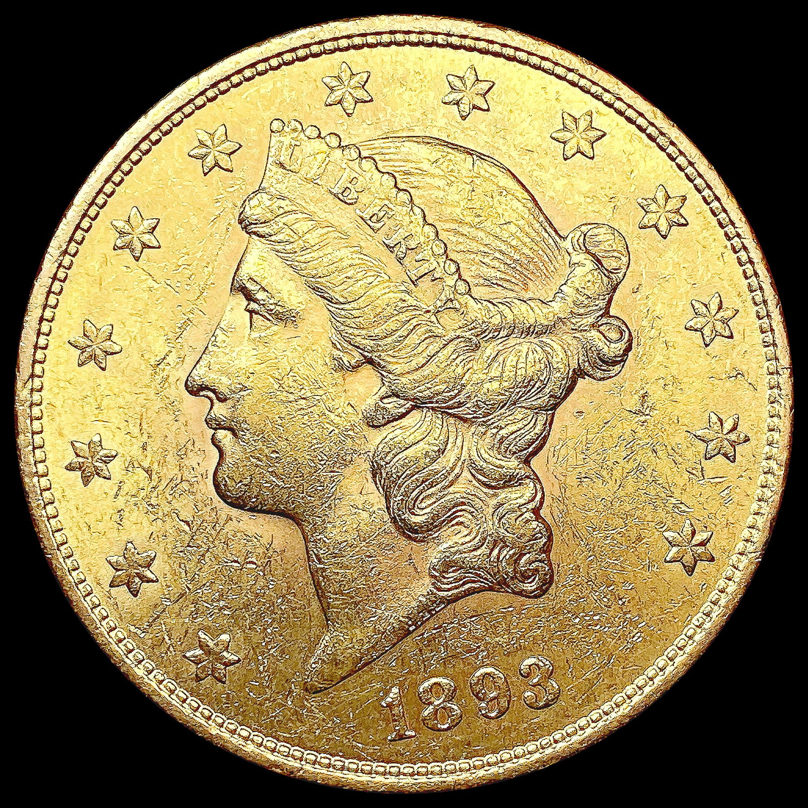 1893-S $20 Gold Double Eagle UNCIRCULATED (1 of 2)