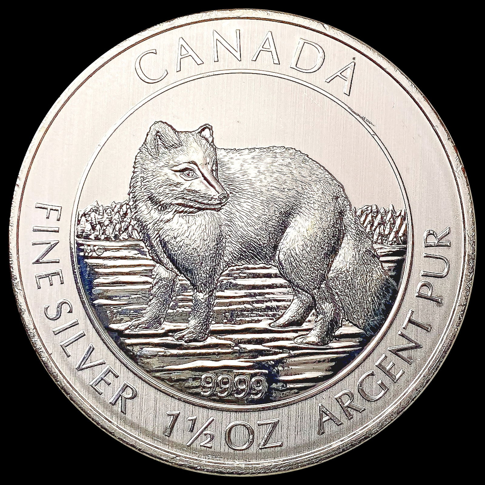 2014 Canada 1 1/2oz Silver $8 NICELY CIRCULATED (1 of 2)