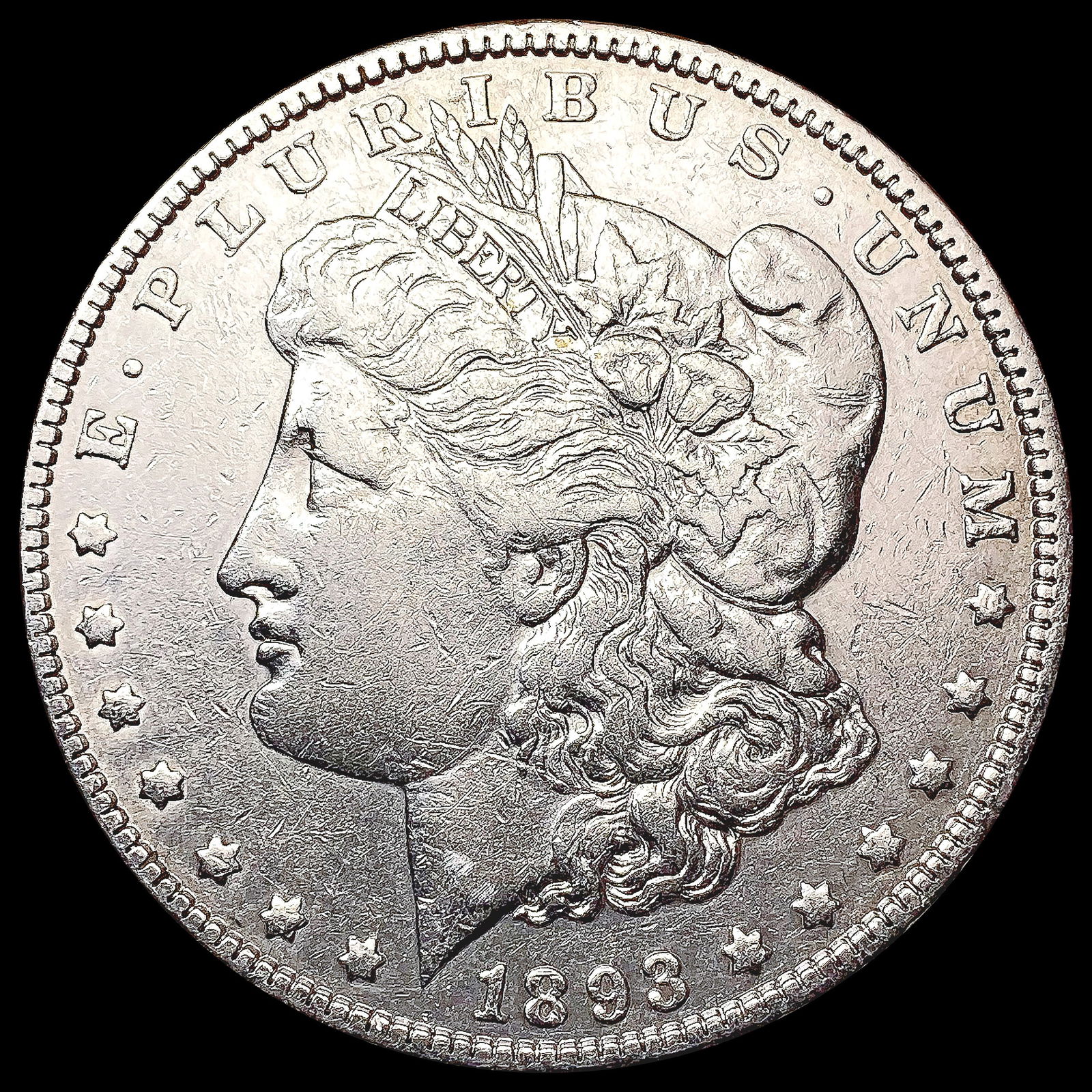 1893 Morgan Silver Dollar CLOSELY UNCIRCULATED (1 of 2)