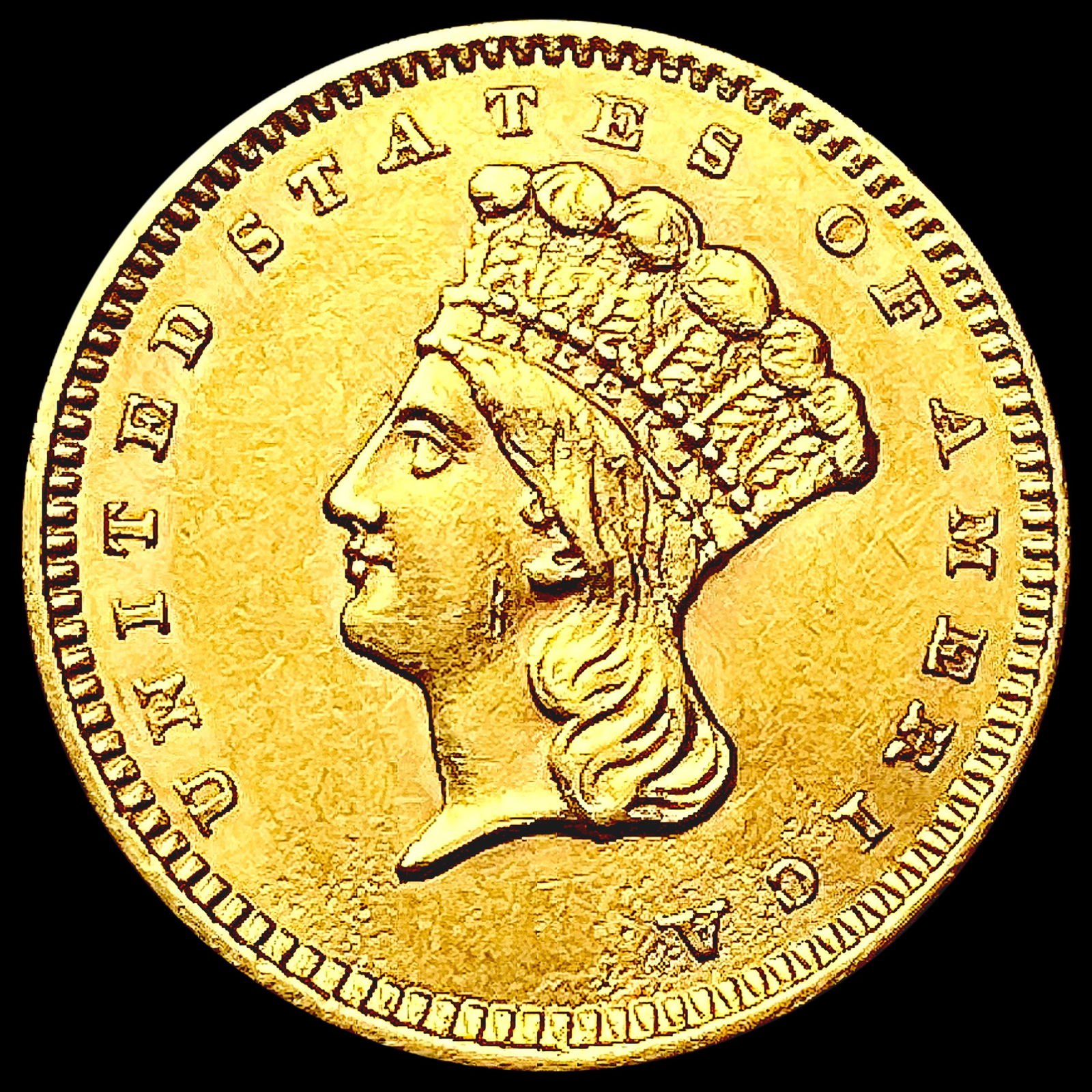 1861 Rare Gold Dollar UNCIRCULATED (1 of 2)