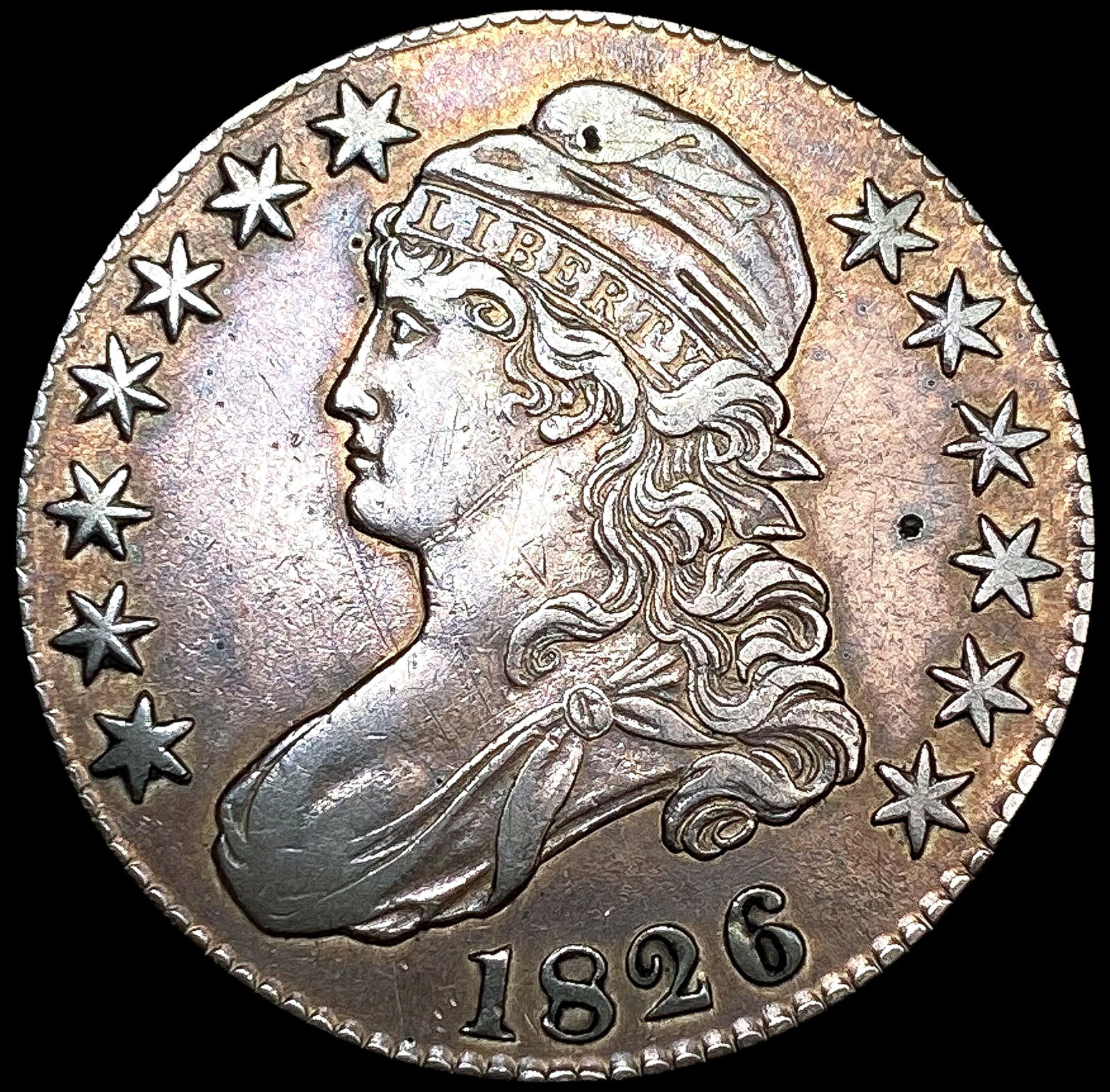 1826 Capped Bust Half Dollar NEARLY UNCIRCULATED (1 of 2)
