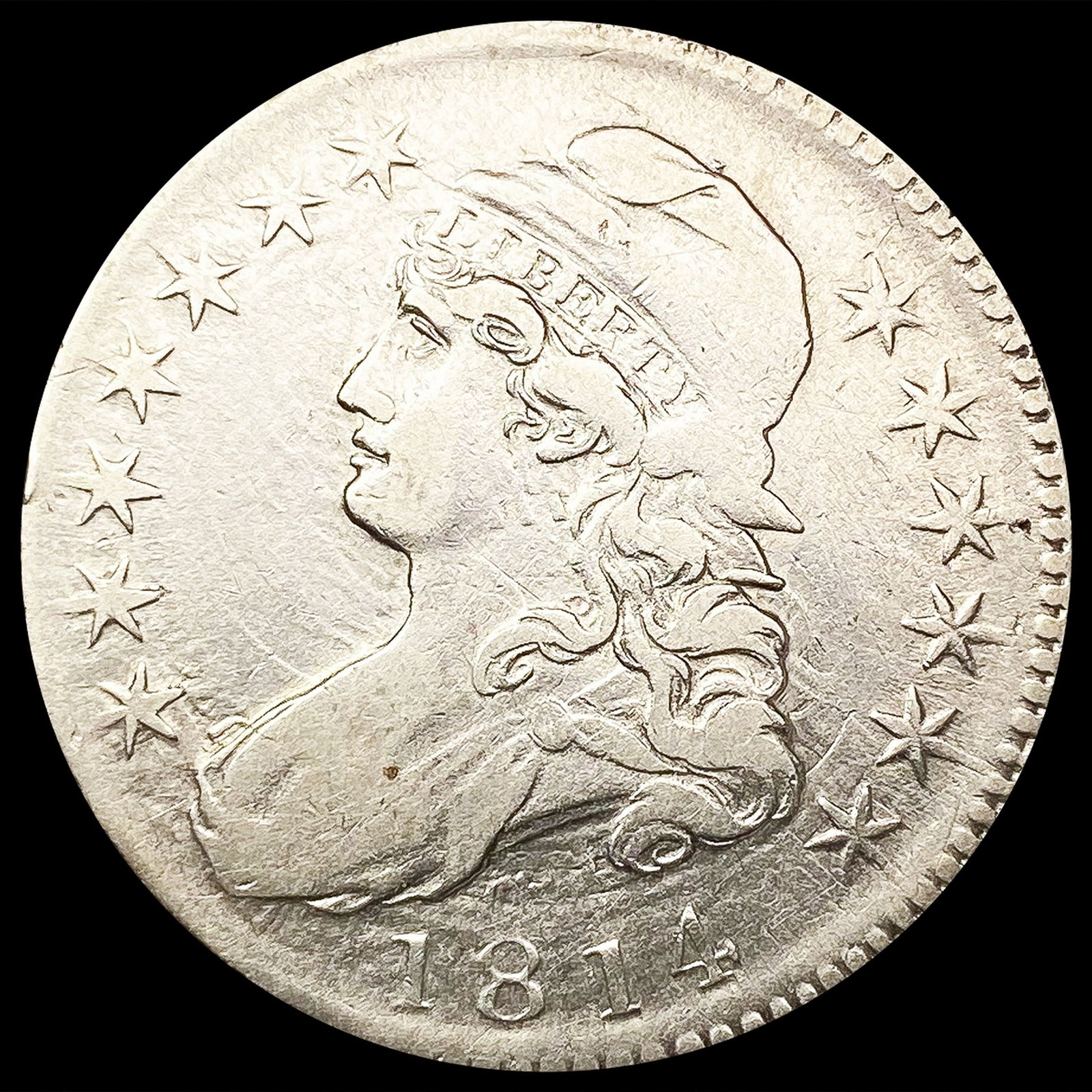 1814 Capped Bust Half Dollar LIGHTLY CIRCULATED (1 of 2)