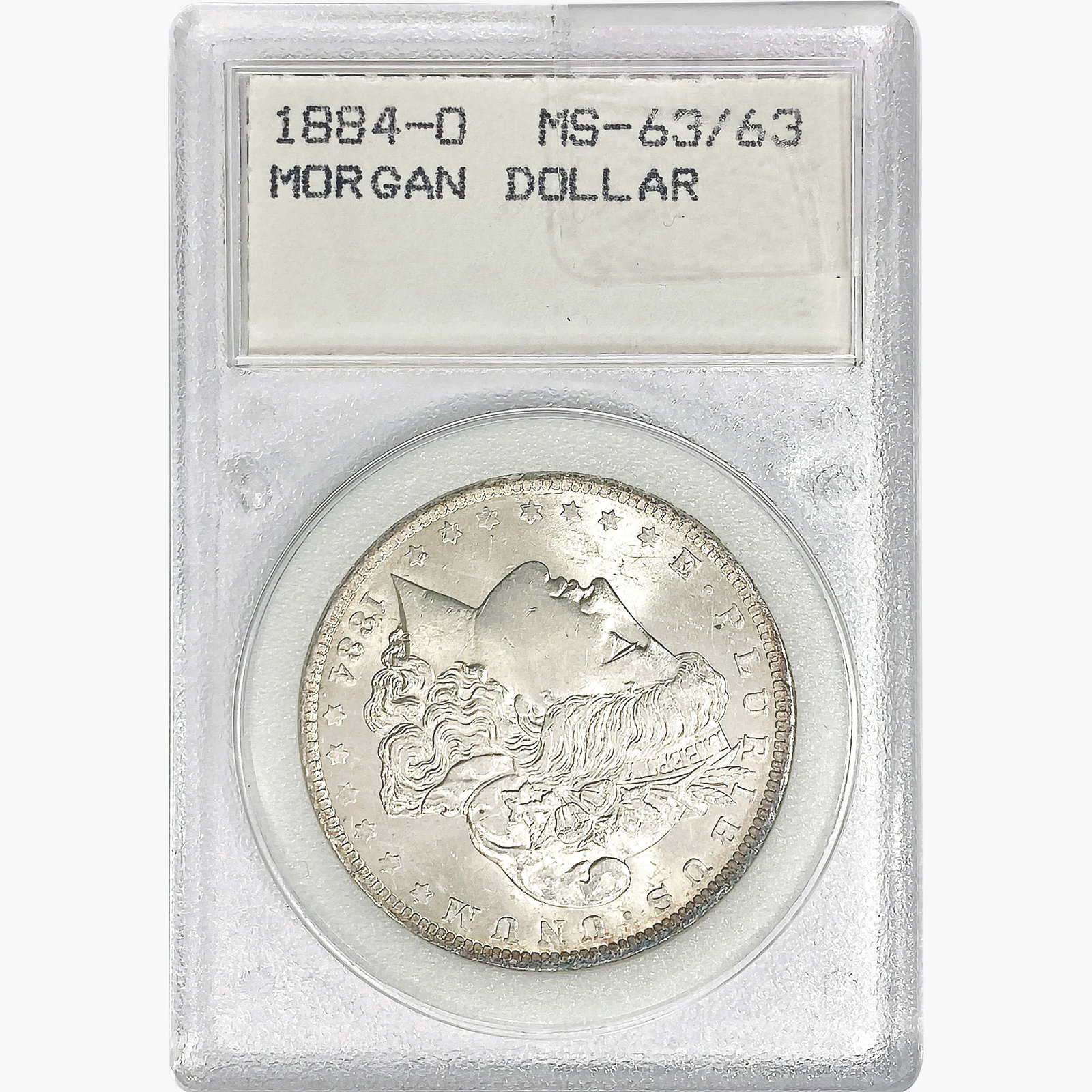 1884-O Morgan Silver Dollar WMP Rare Coins MS63/63: 1884-O Morgan Silver Dollar WMP Rare Coins MS63/63