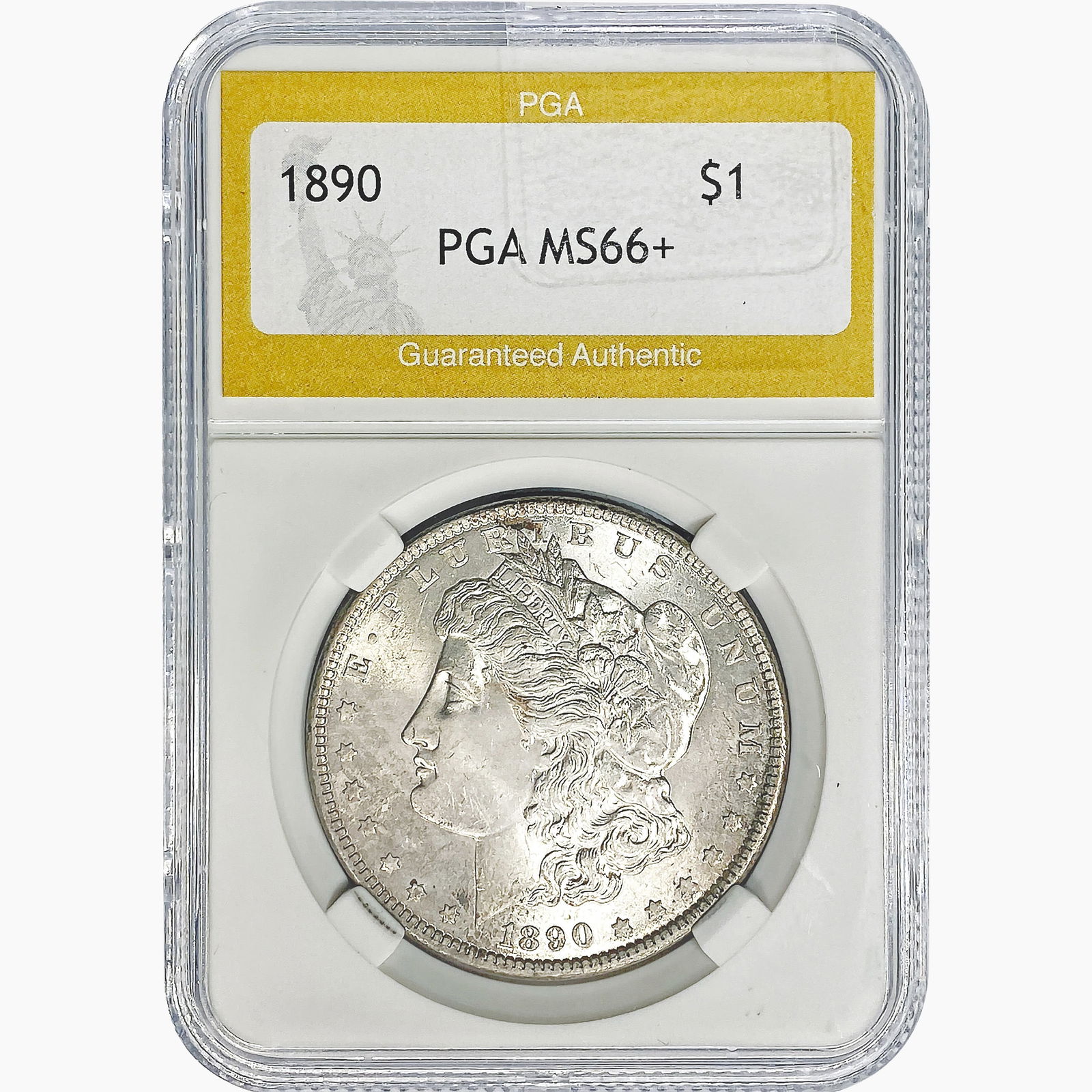 1890 Morgan Silver Dollar PGA MS66+ (1 of 2)