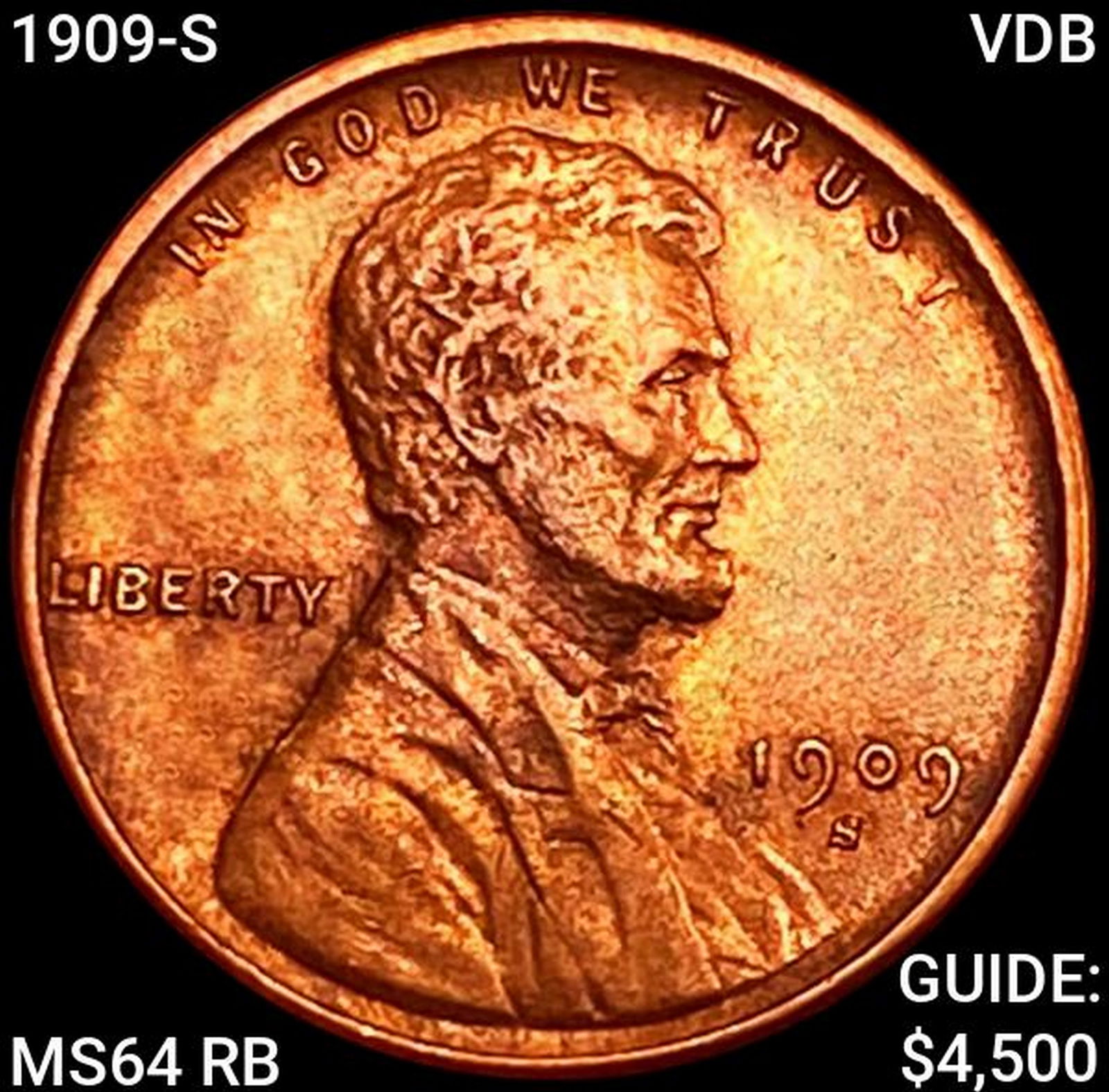 1909-S VDB Wheat Cent CHOICE BU RB (1 of 2)