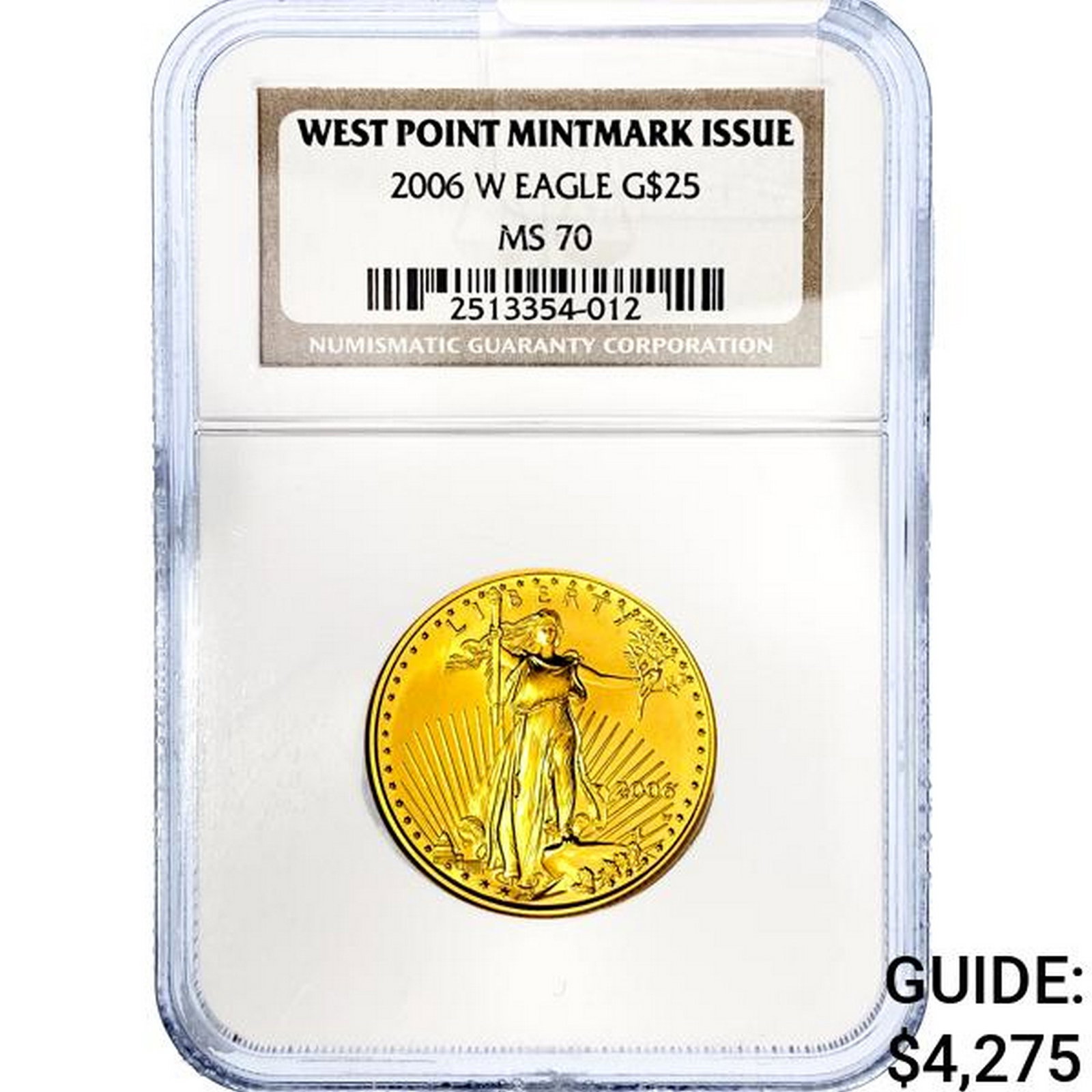 2006-W $25 American Gold Eagle NGC MS70 (1 of 2)