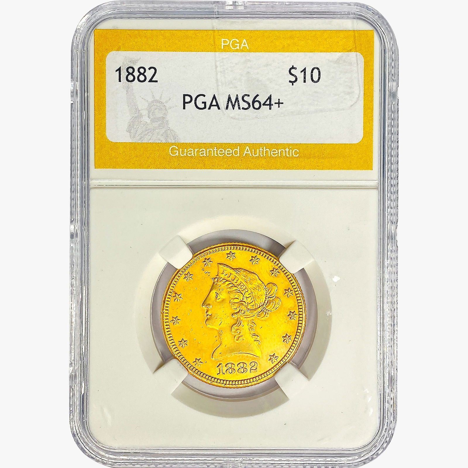 1882 $10 Gold Eagle PGA MS64+ (1 of 2)