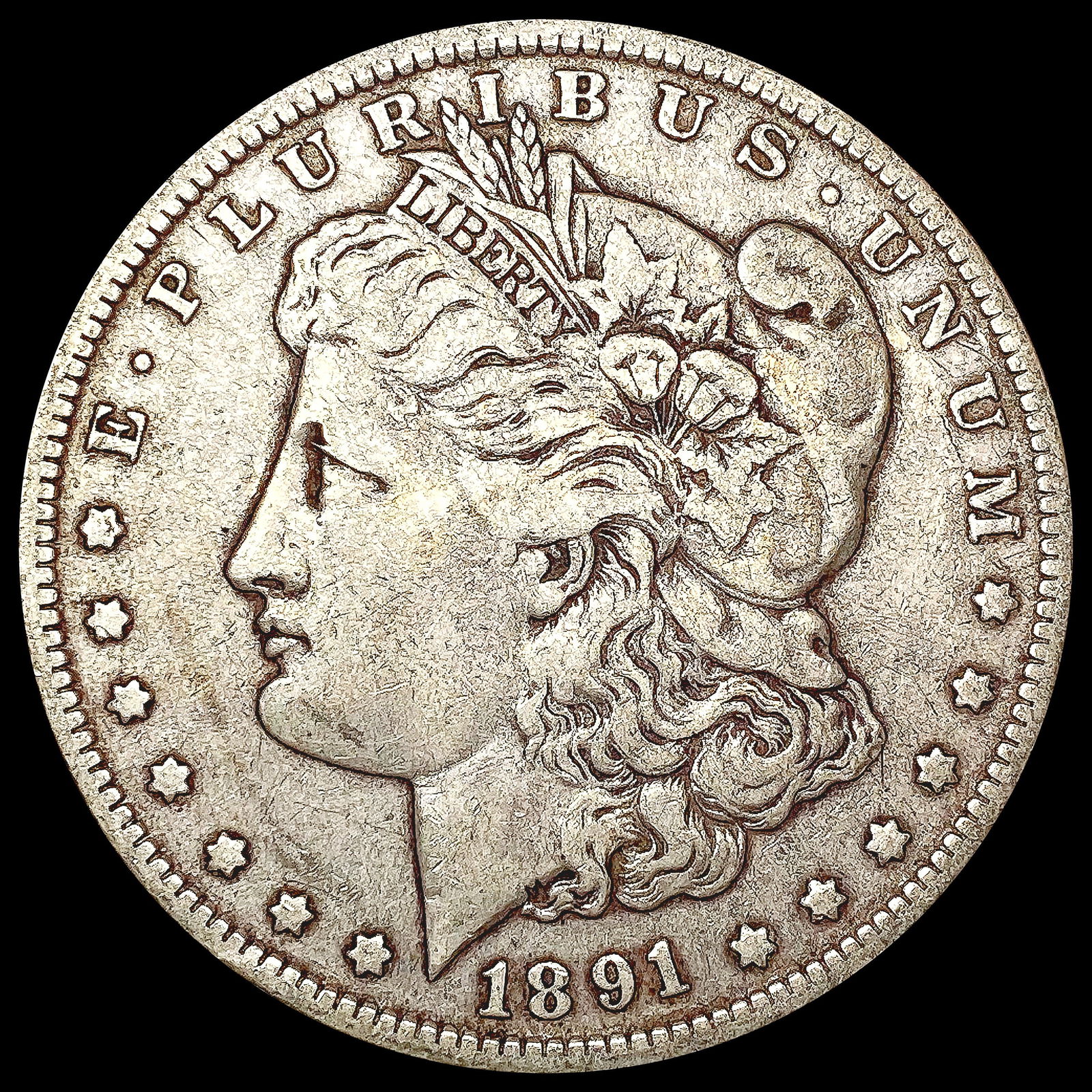 1891-O Morgan Silver Dollar LIGHTLY CIRCULATED (1 of 2)